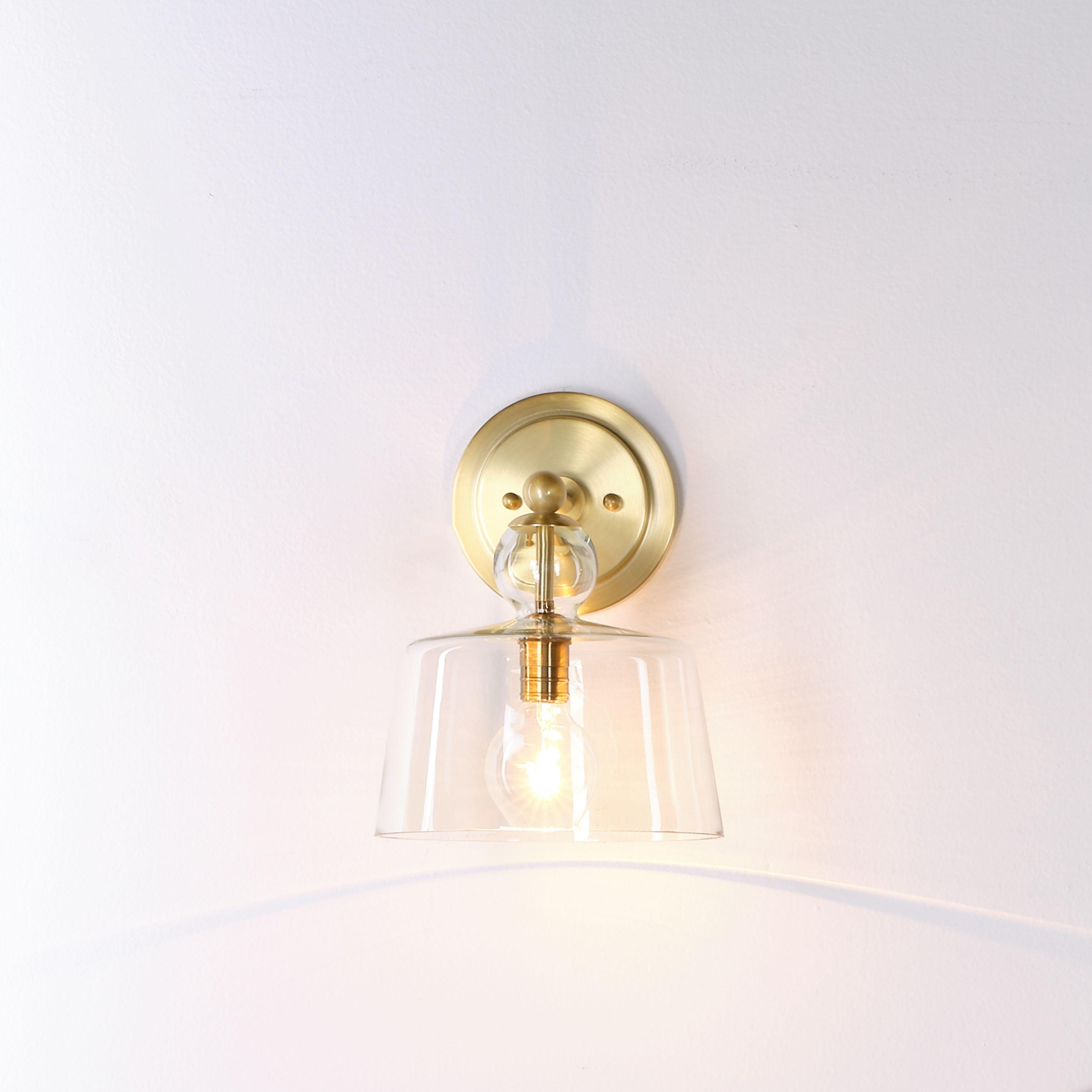 Relaxed Elegance Collins Wall Sconce, Brass, large