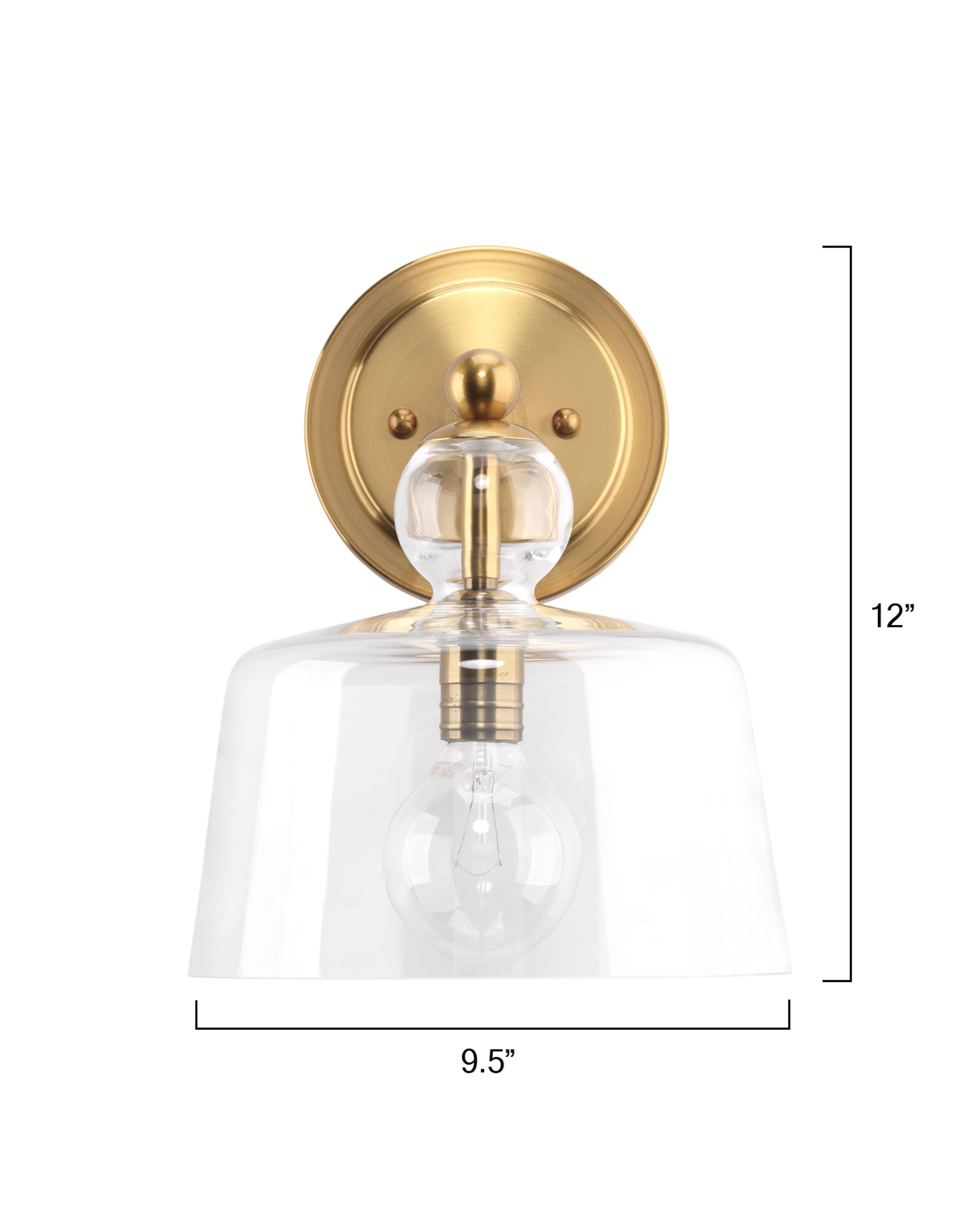 Relaxed Elegance Collins Wall Sconce, Brass, large