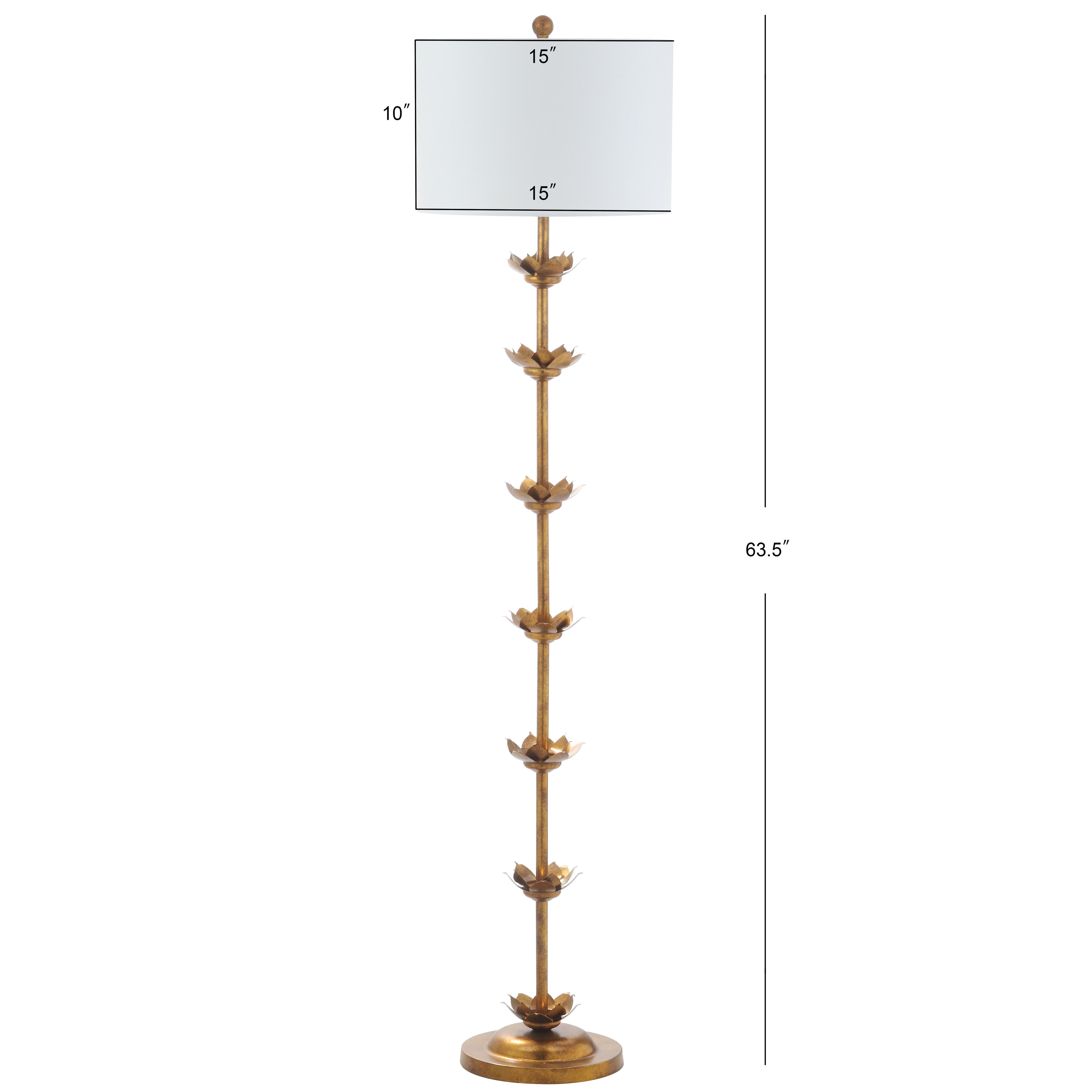 Safavieh Landen Leaf Floor Lamp, , large