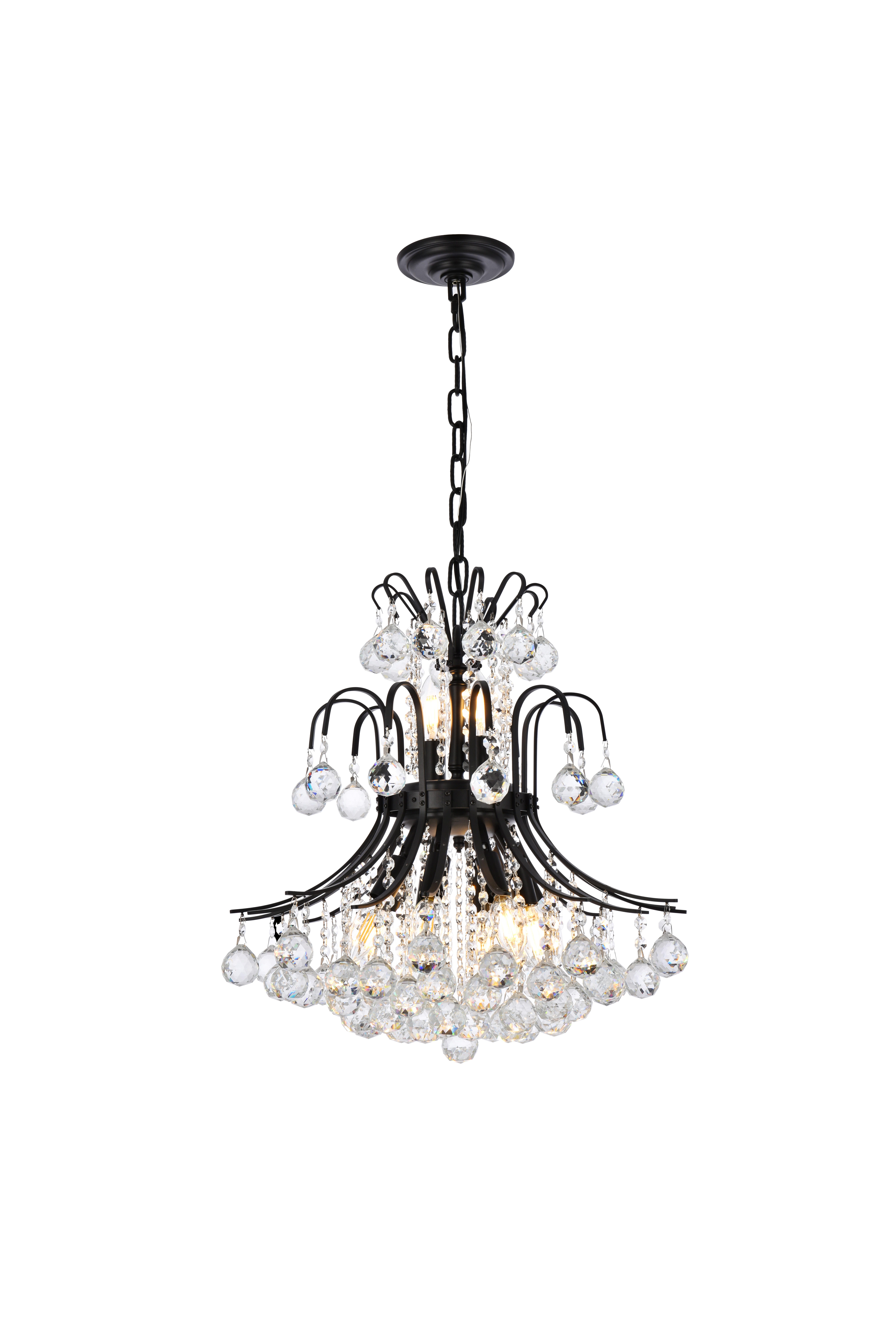 Toureg 19 Inch Black Pendant, Black, large