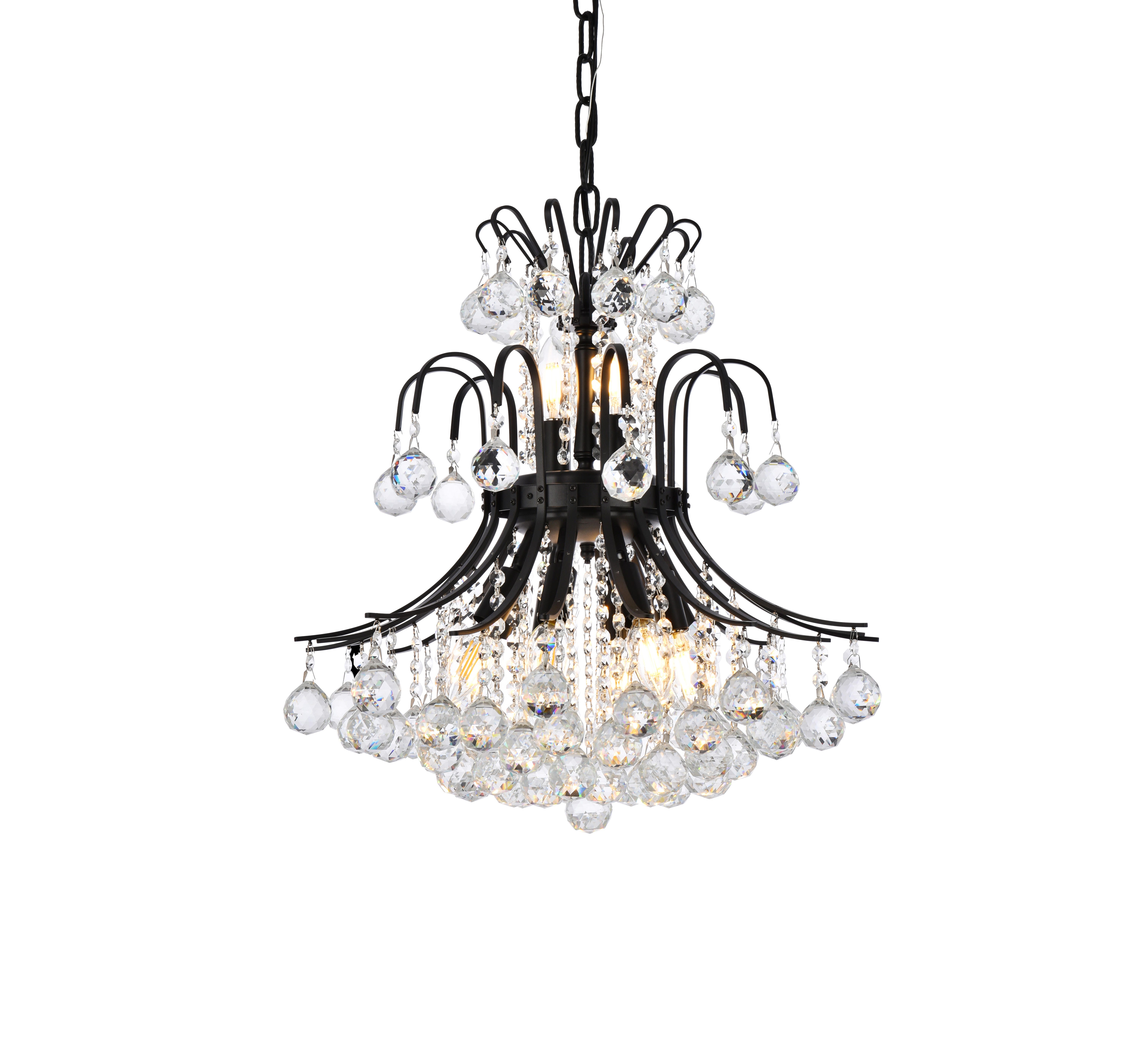 Toureg 19 Inch Black Pendant, Black, large