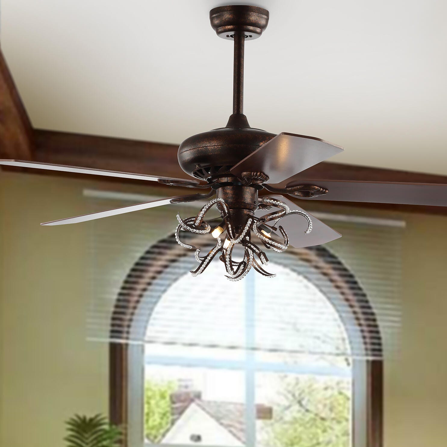 Safavieh Sensa Ceiling Light Fan, , large