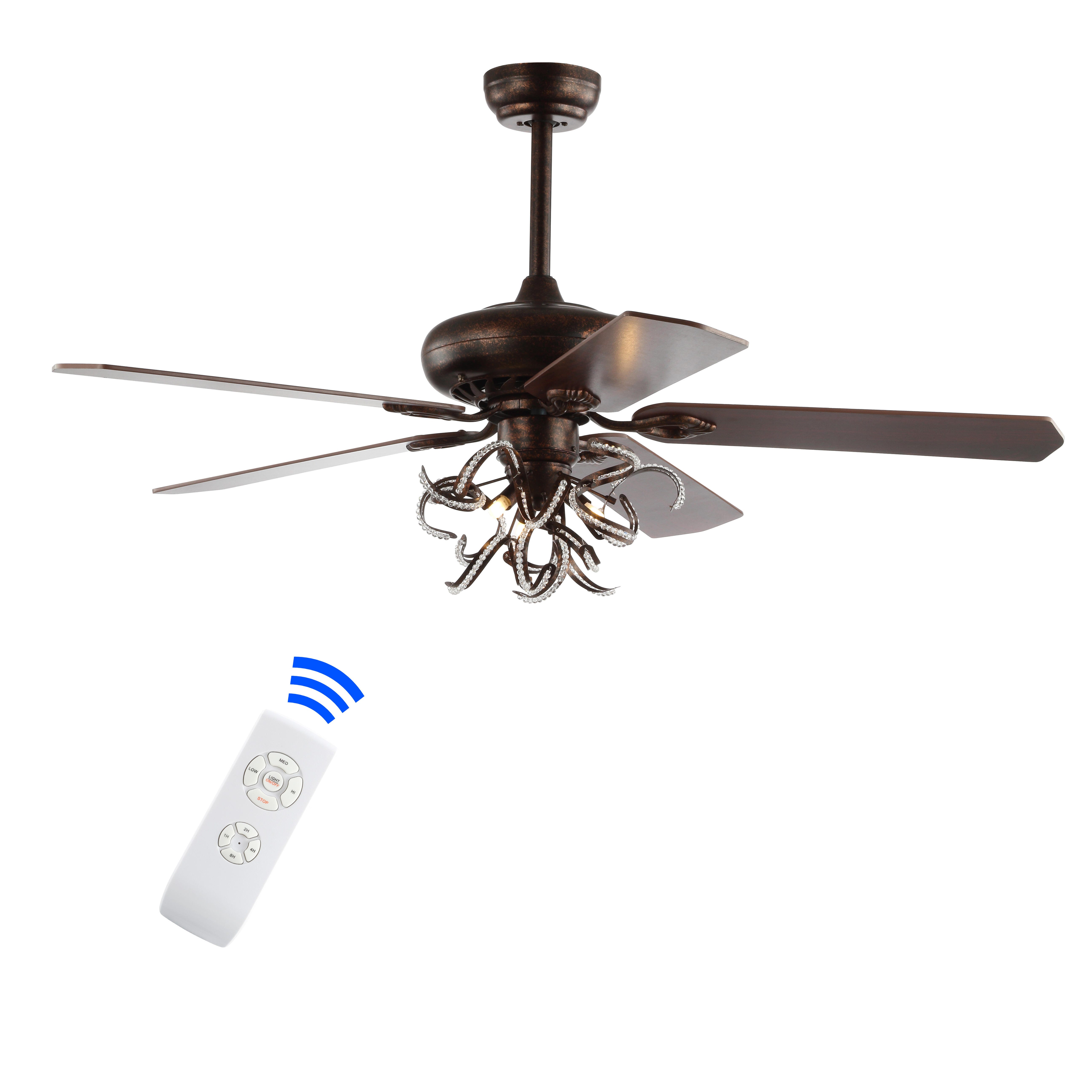Safavieh Sensa Ceiling Light Fan, , large