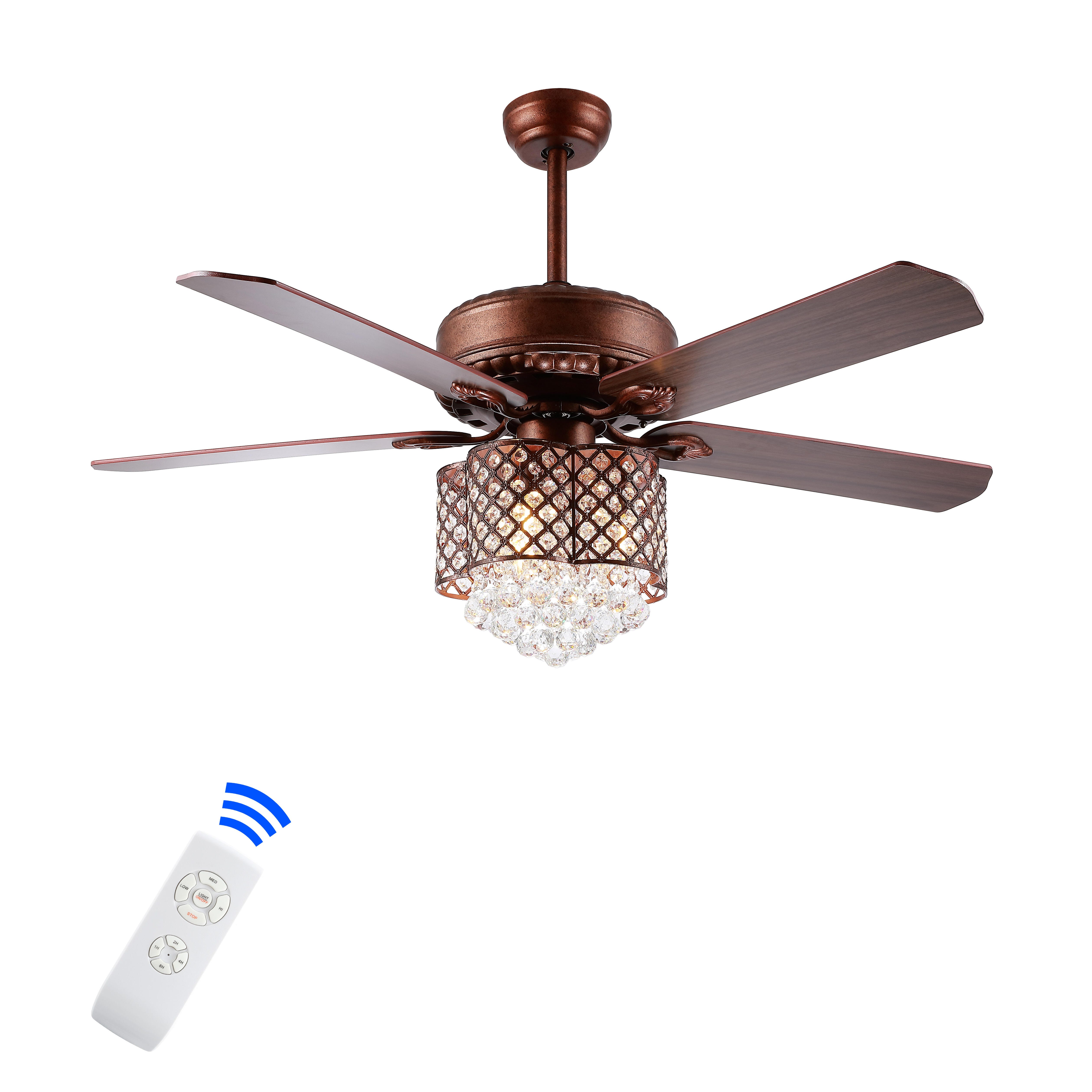 Safavieh Kelso Ceiling Light Fan, , large