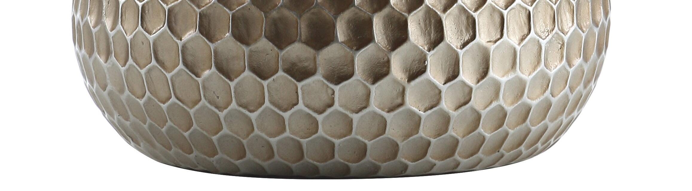 JONATHAN Y Bates 22" Honeycomb LED Table Lamp, Antique Brown, , large