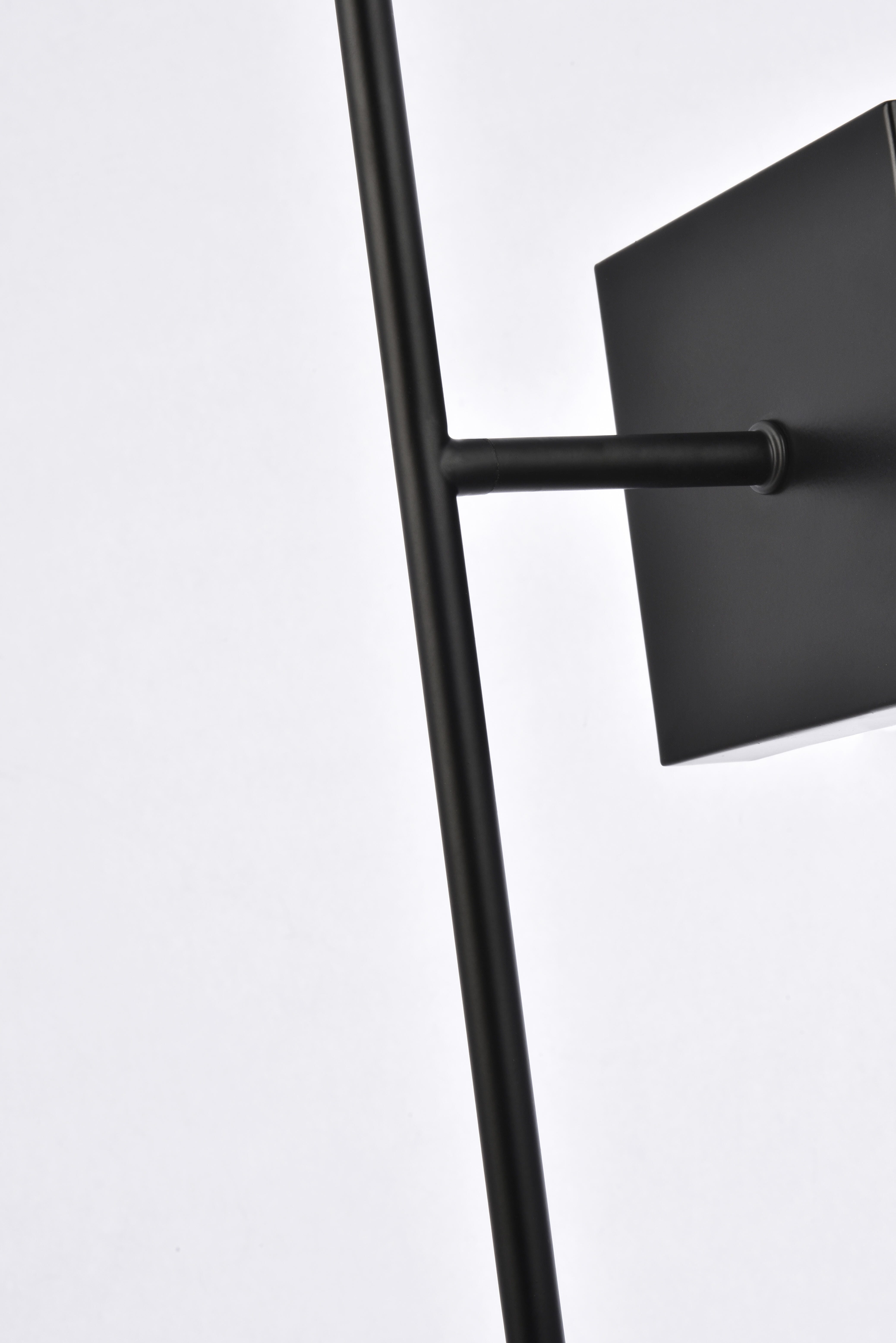 Neri 1 Light Black And Clear Glass Wall Sconce, Black/Clear, large