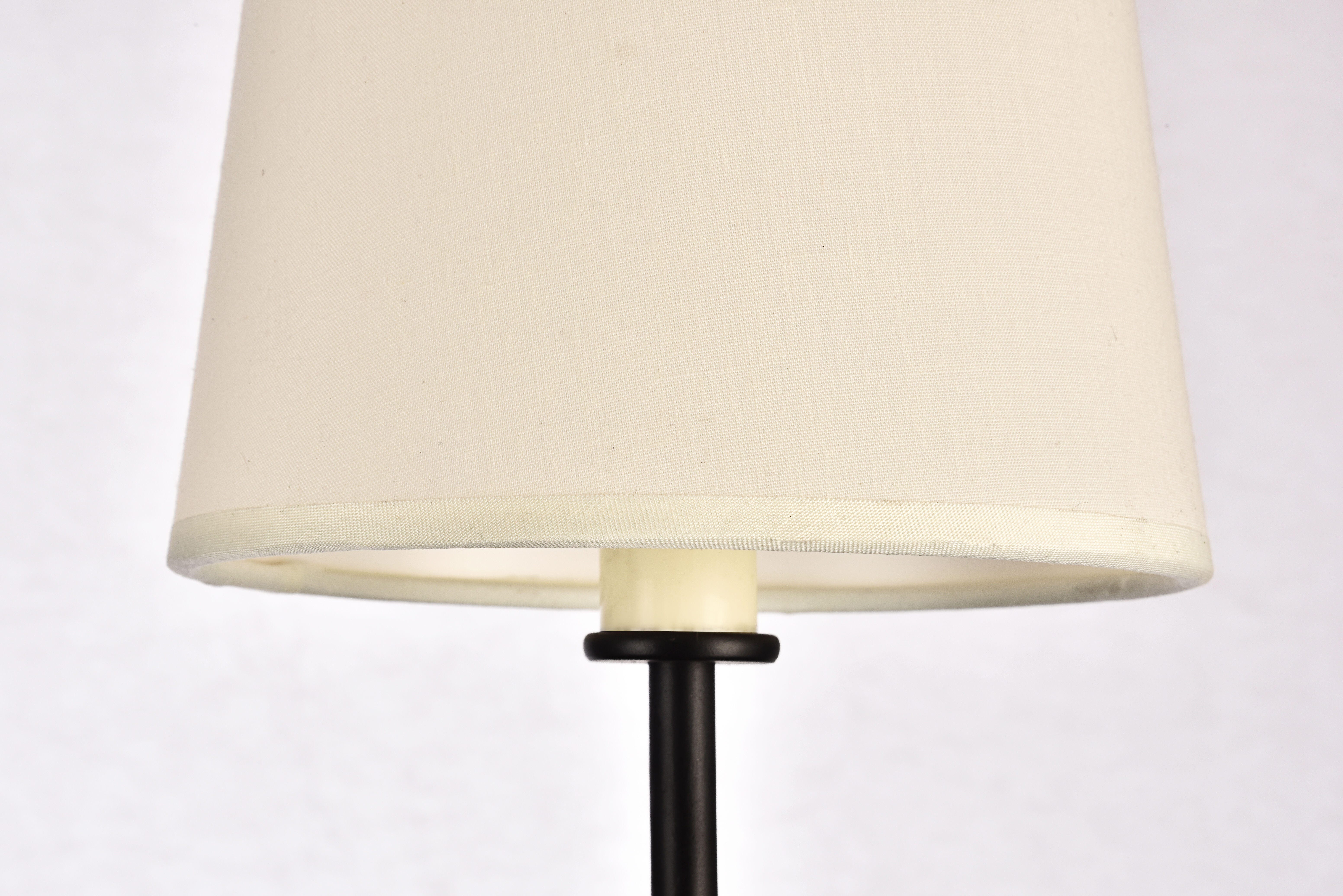 Mel Collection Wall Sconce D5.5 H15 Lt:1 Black Finish, Black, large