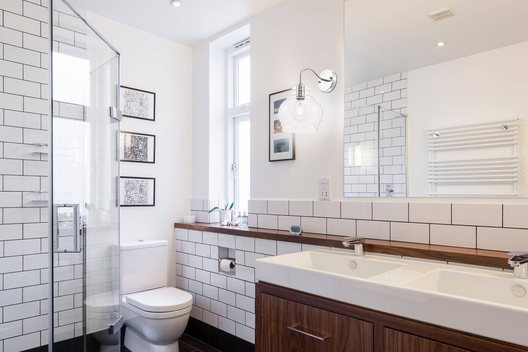 Pierce 1 Light Chrome And Clear Seeded Glass Wall Sconce, Chrome/Clear, rollover