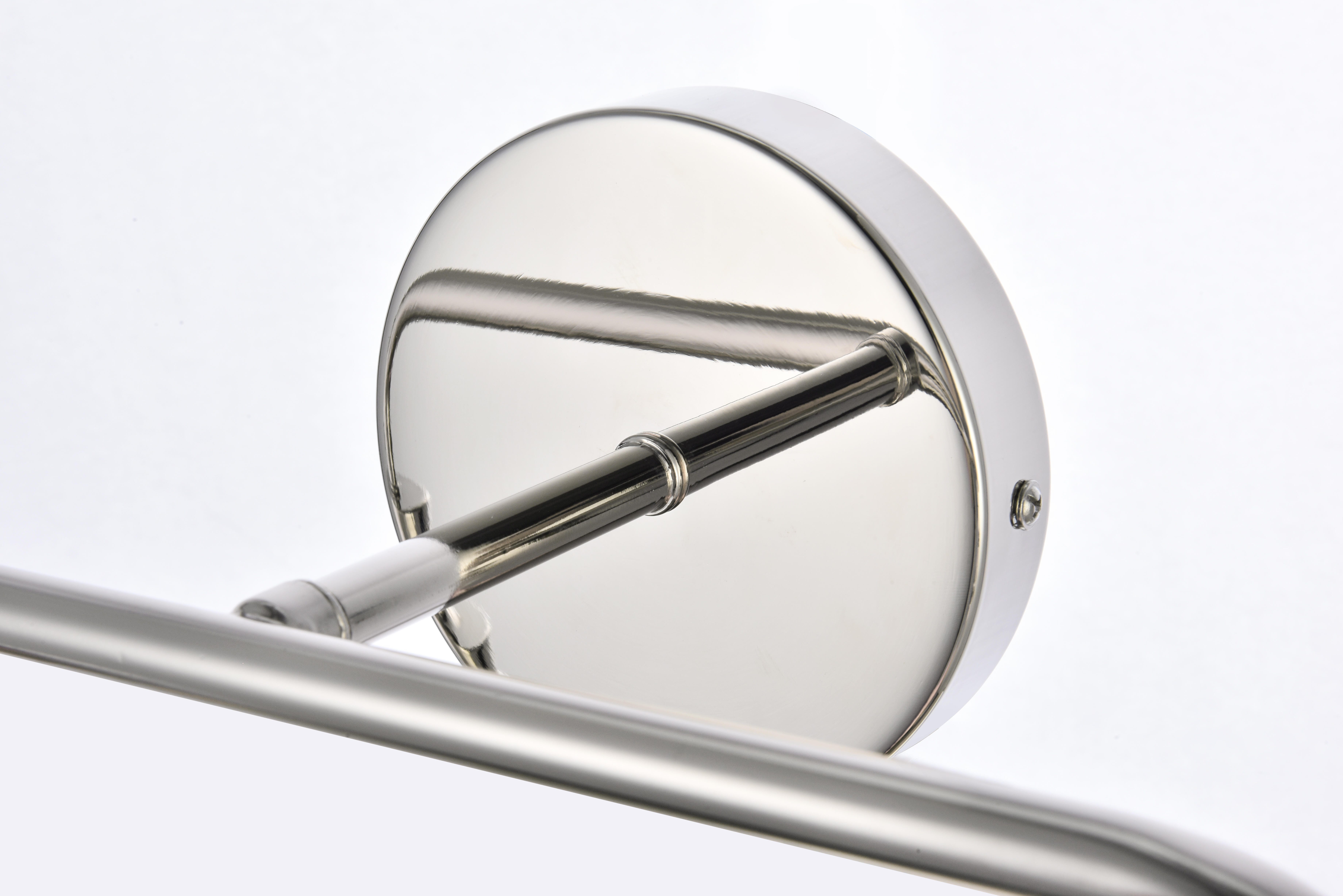 Hanson 4 Lights Bath Sconce In Polished Nickel With Frosted Shade, Polished Nickel/Frosted, large