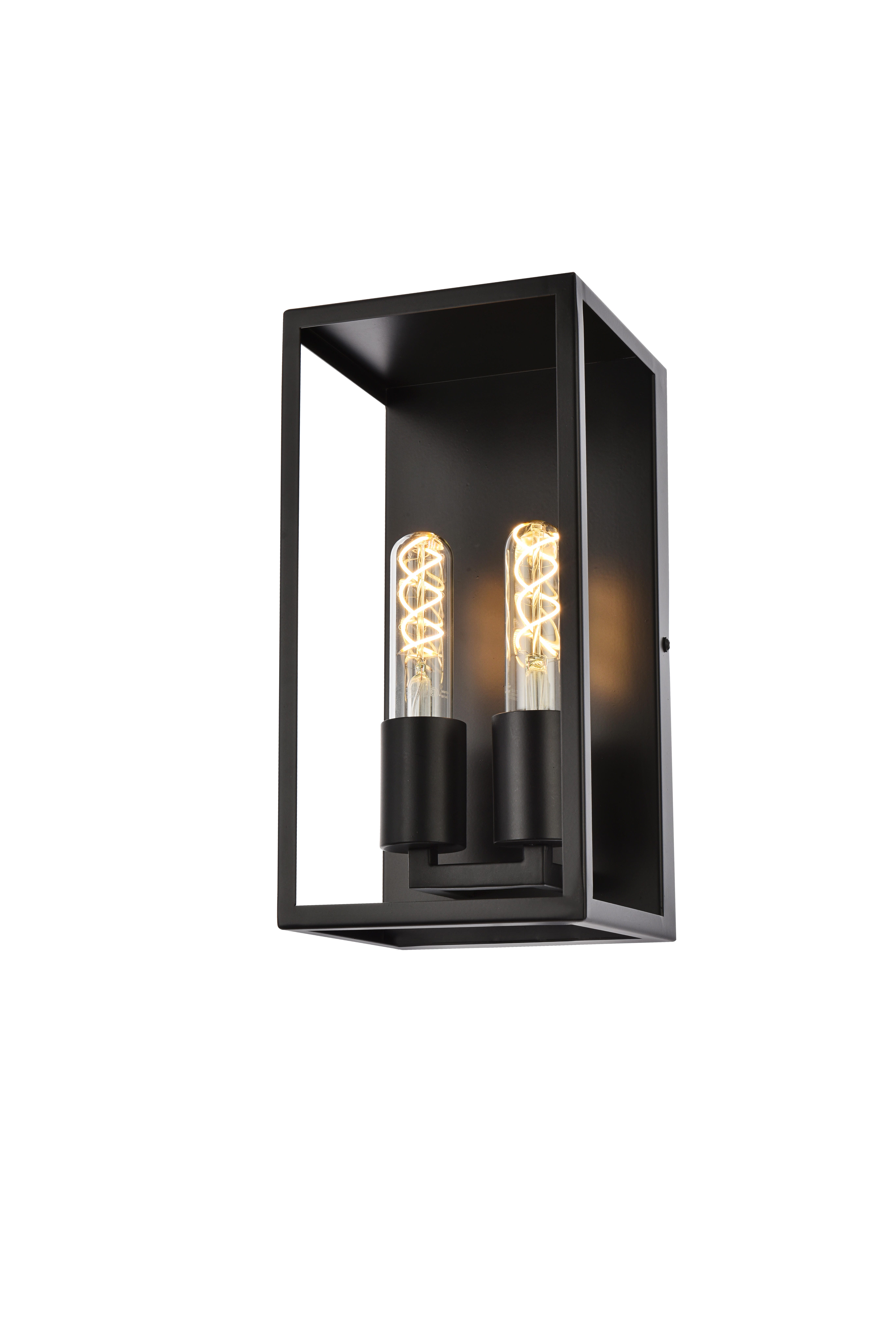 Voir 2 Lights Wall Sconce In Black, , large