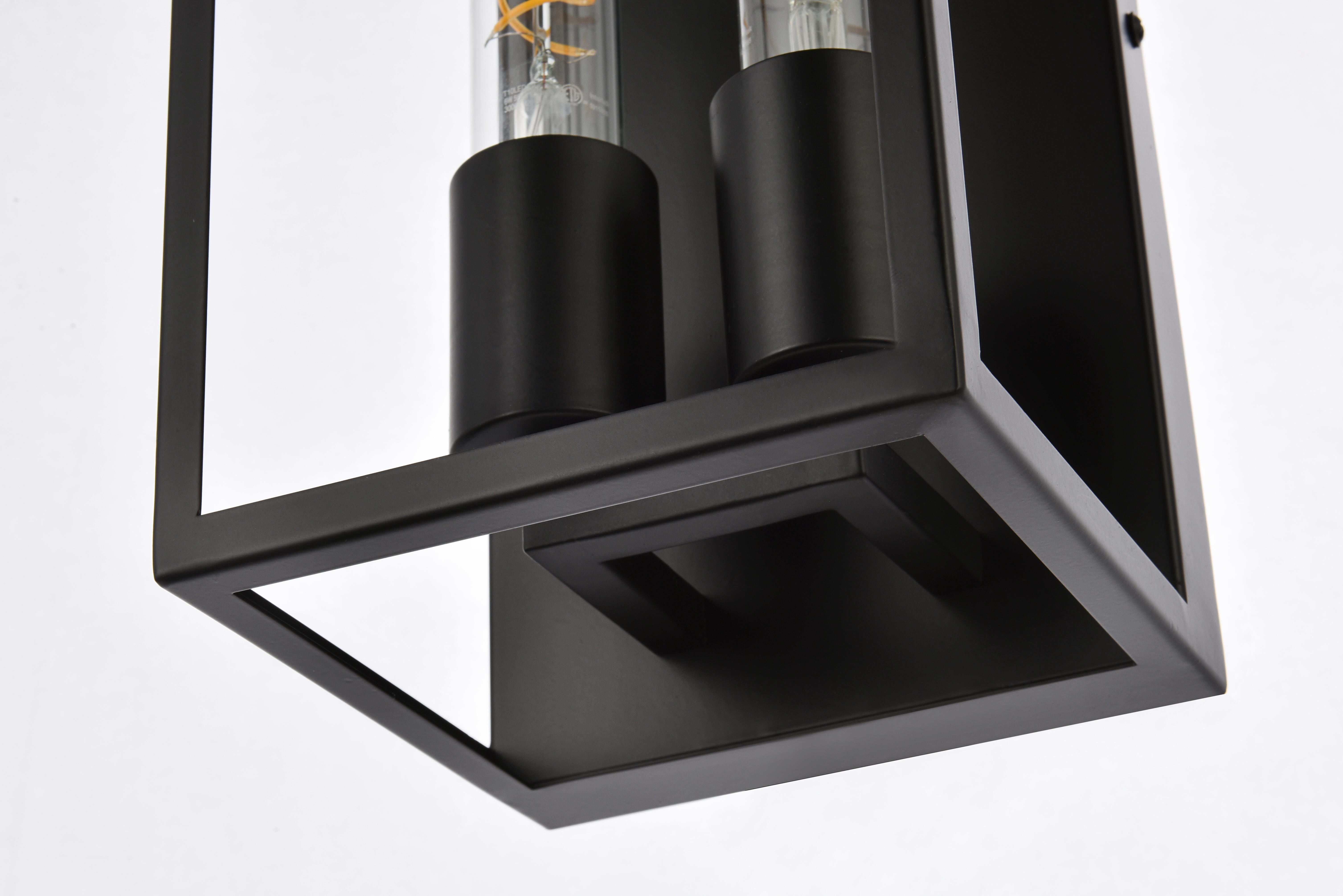 Voir 2 Lights Wall Sconce In Black, , large