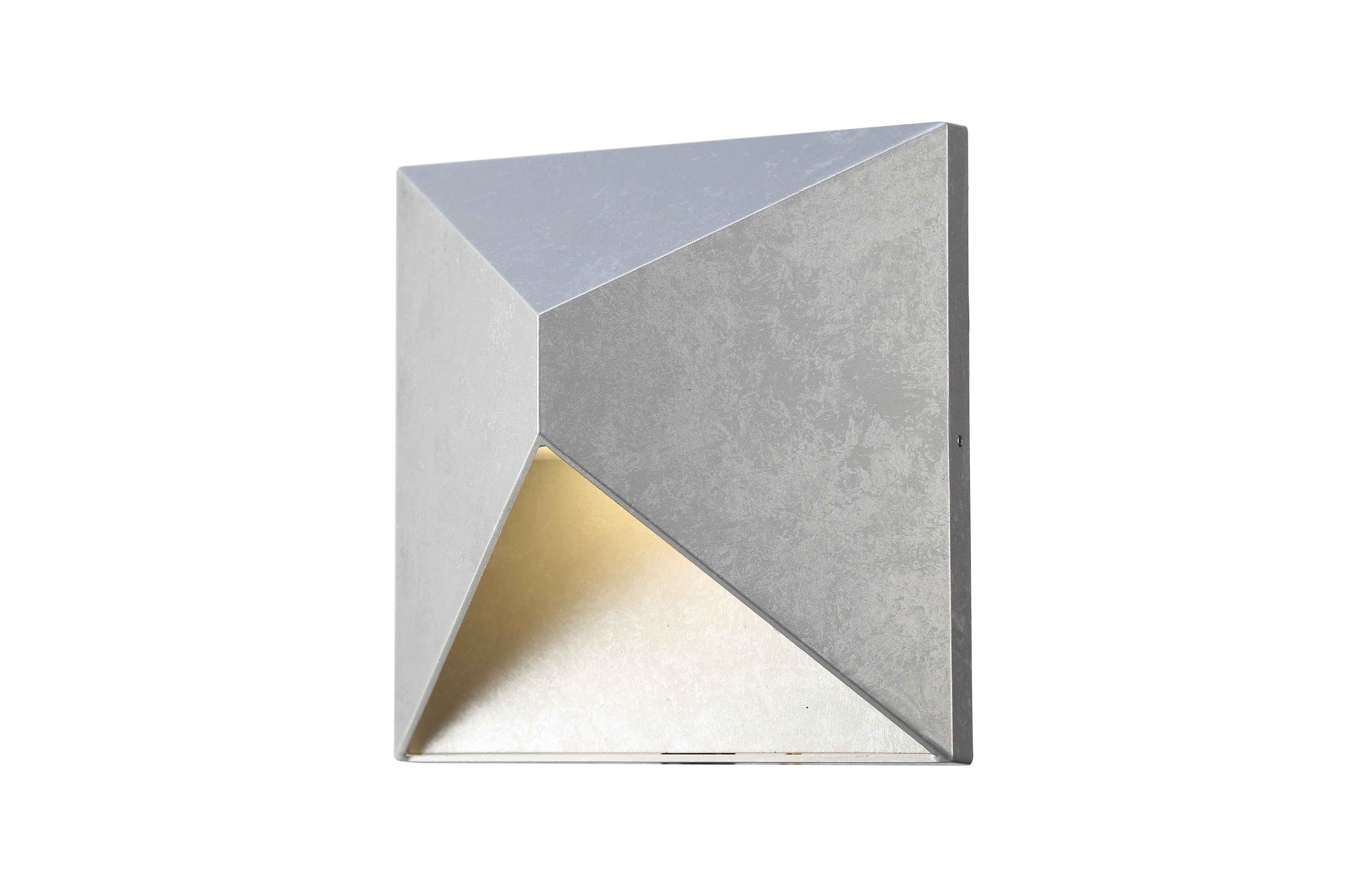 Led Outdoor Wall Lamp 600Lm 3000Ksilver&nbsp;Finish Acrylic Lens, Silver, large