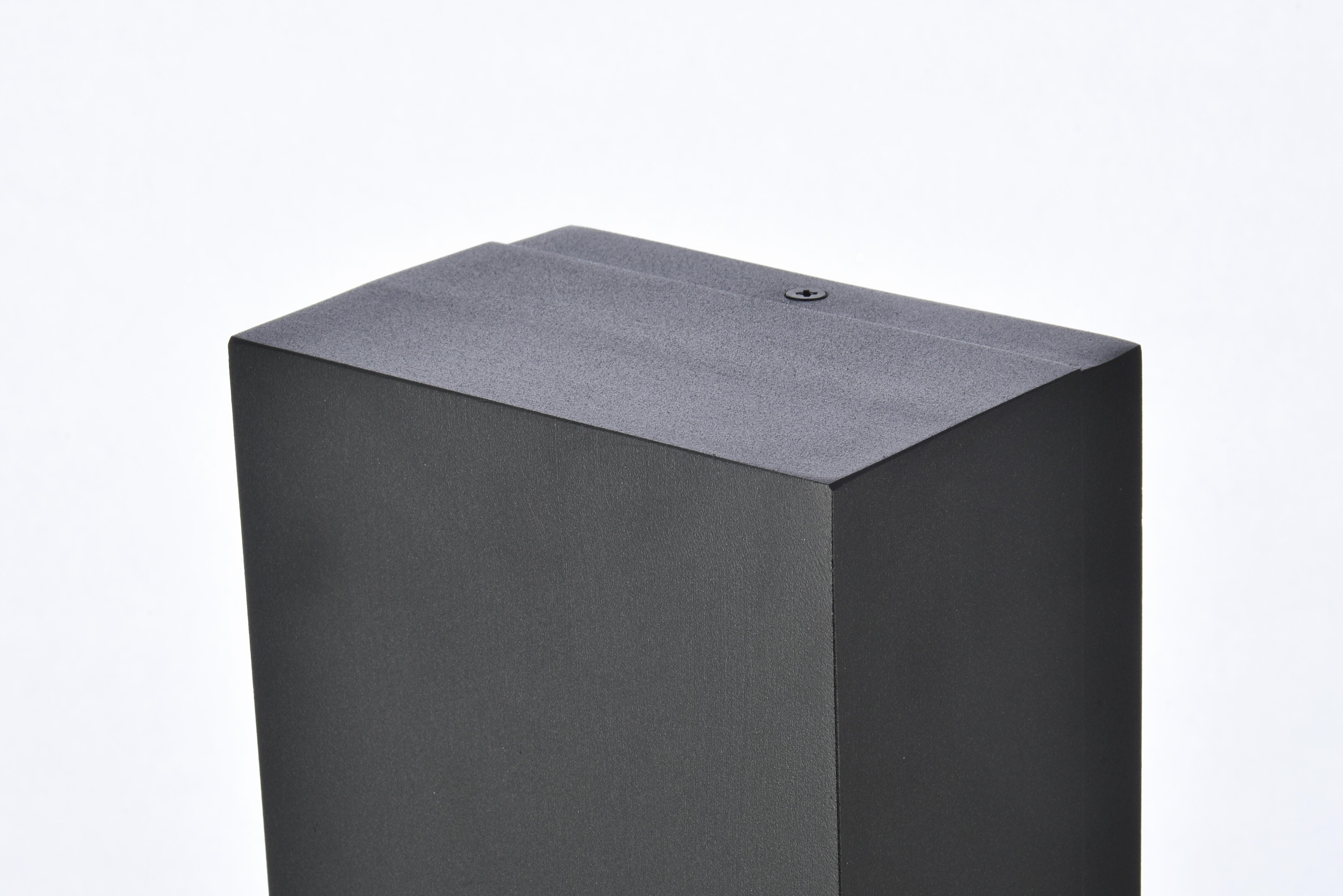 Raine Integrated Led Wall Sconce In Black, , large