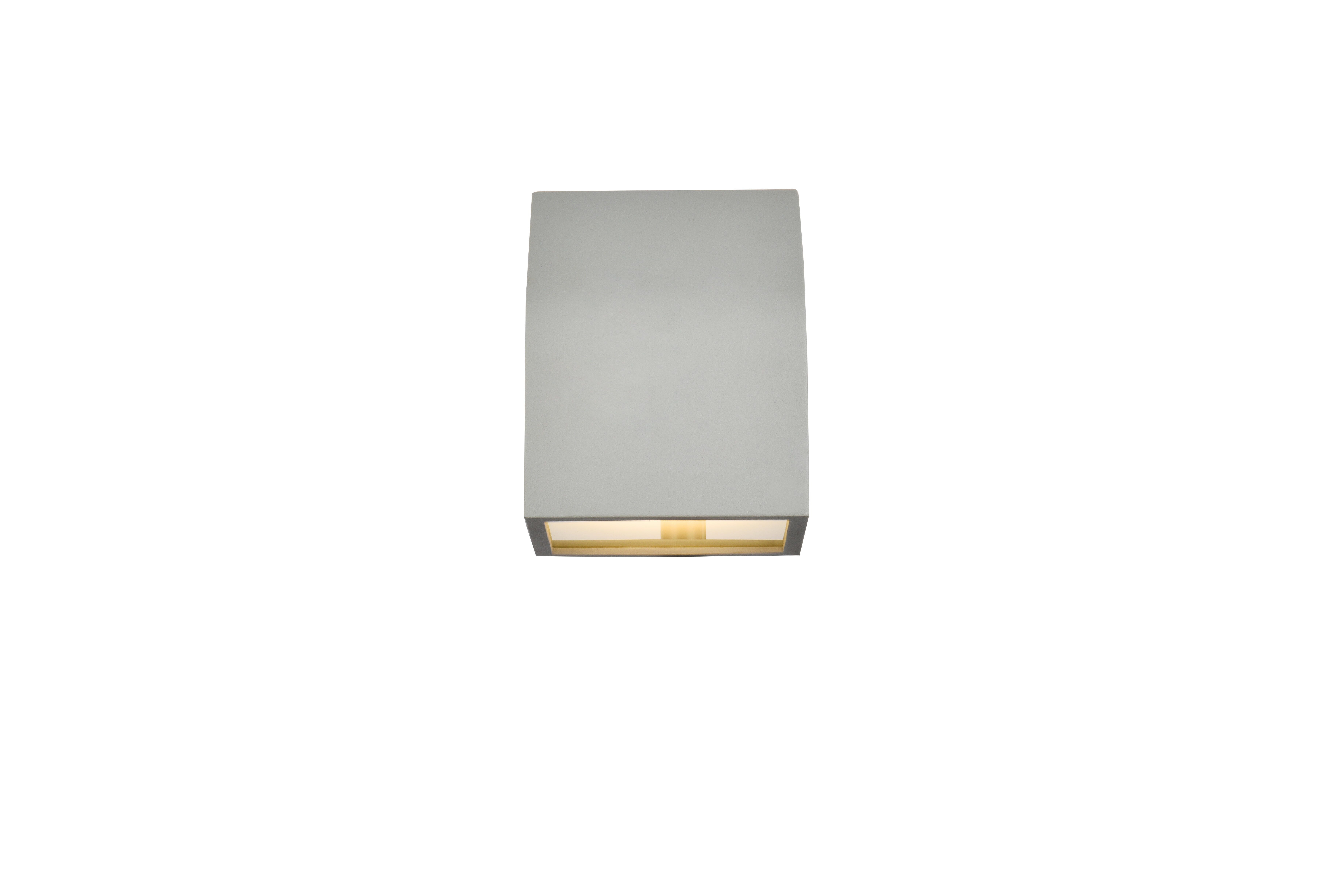 Raine Integrated Led Wall Sconce In Silver, , large