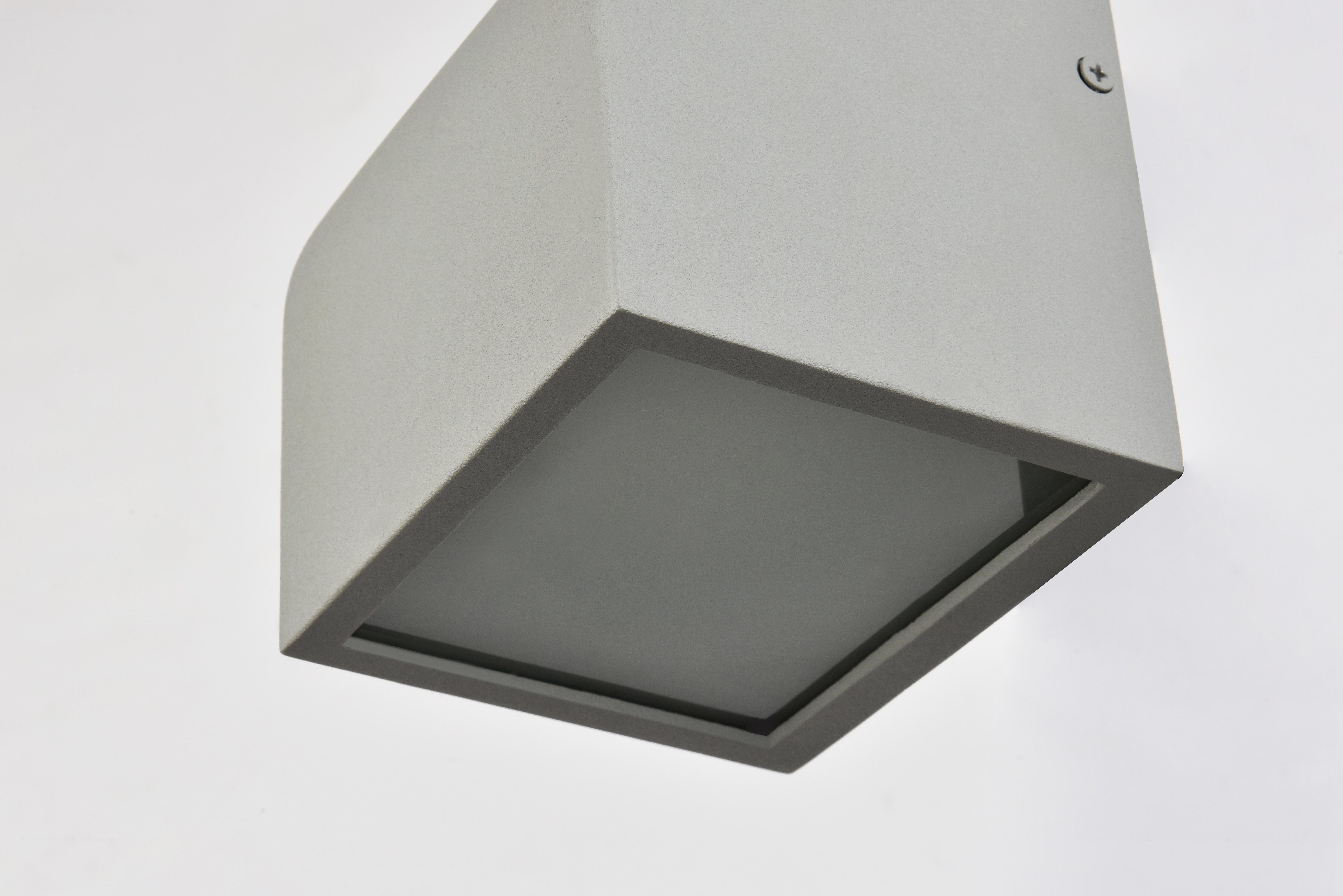 Raine Integrated Led Wall Sconce In Silver, , large