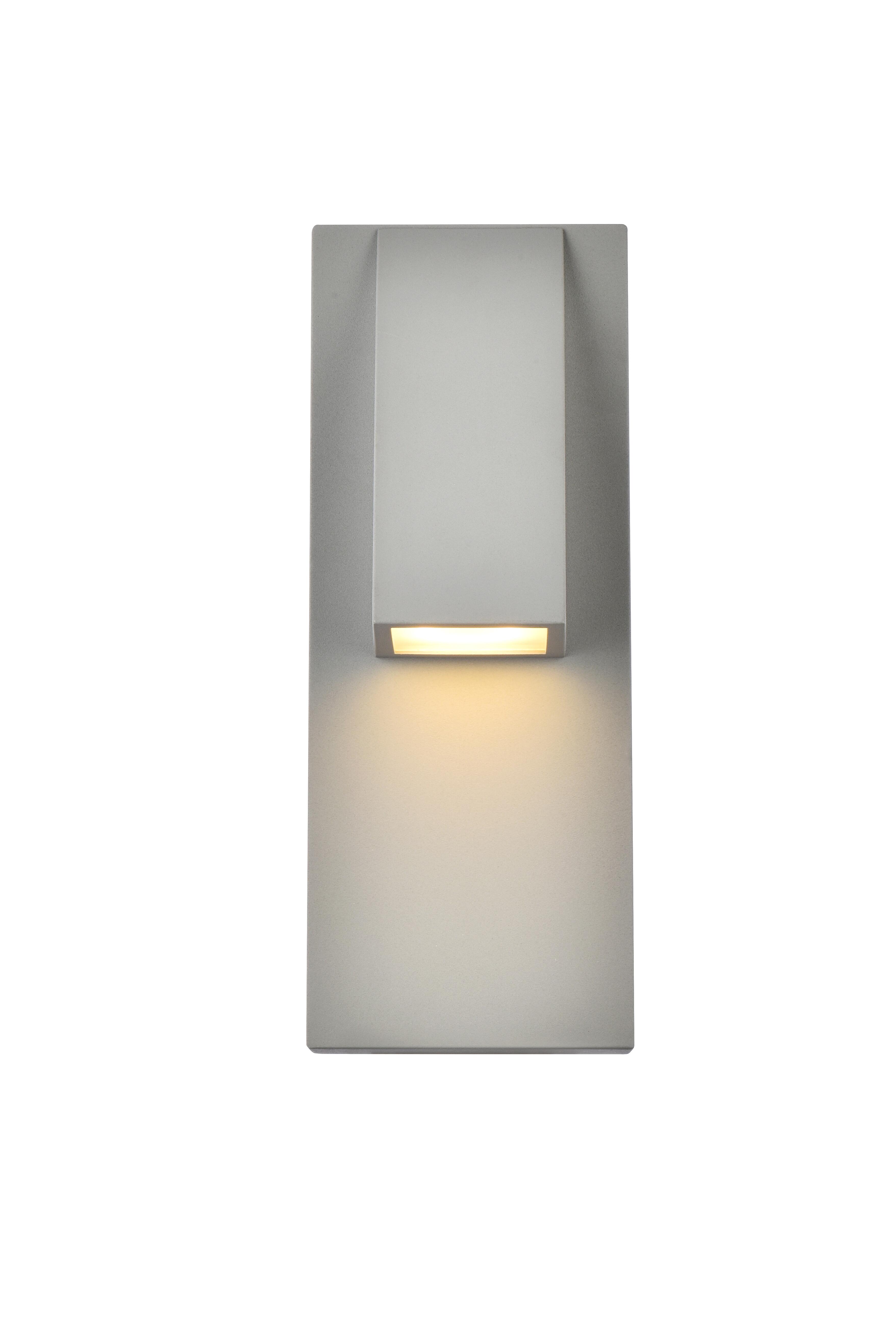 Raine Integrated Led Wall Sconce In Silver, , large