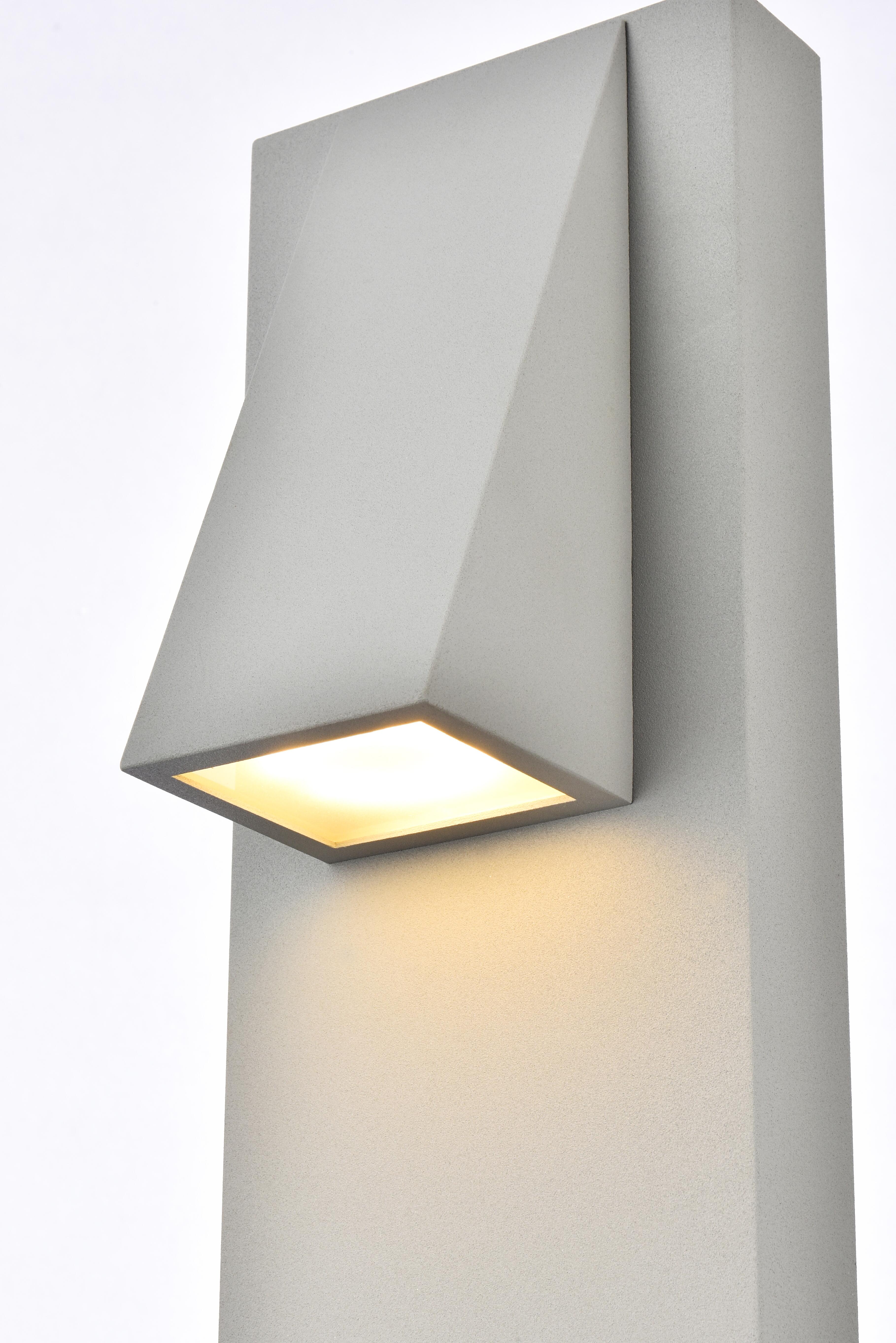 Raine Integrated Led Wall Sconce In Silver, , large
