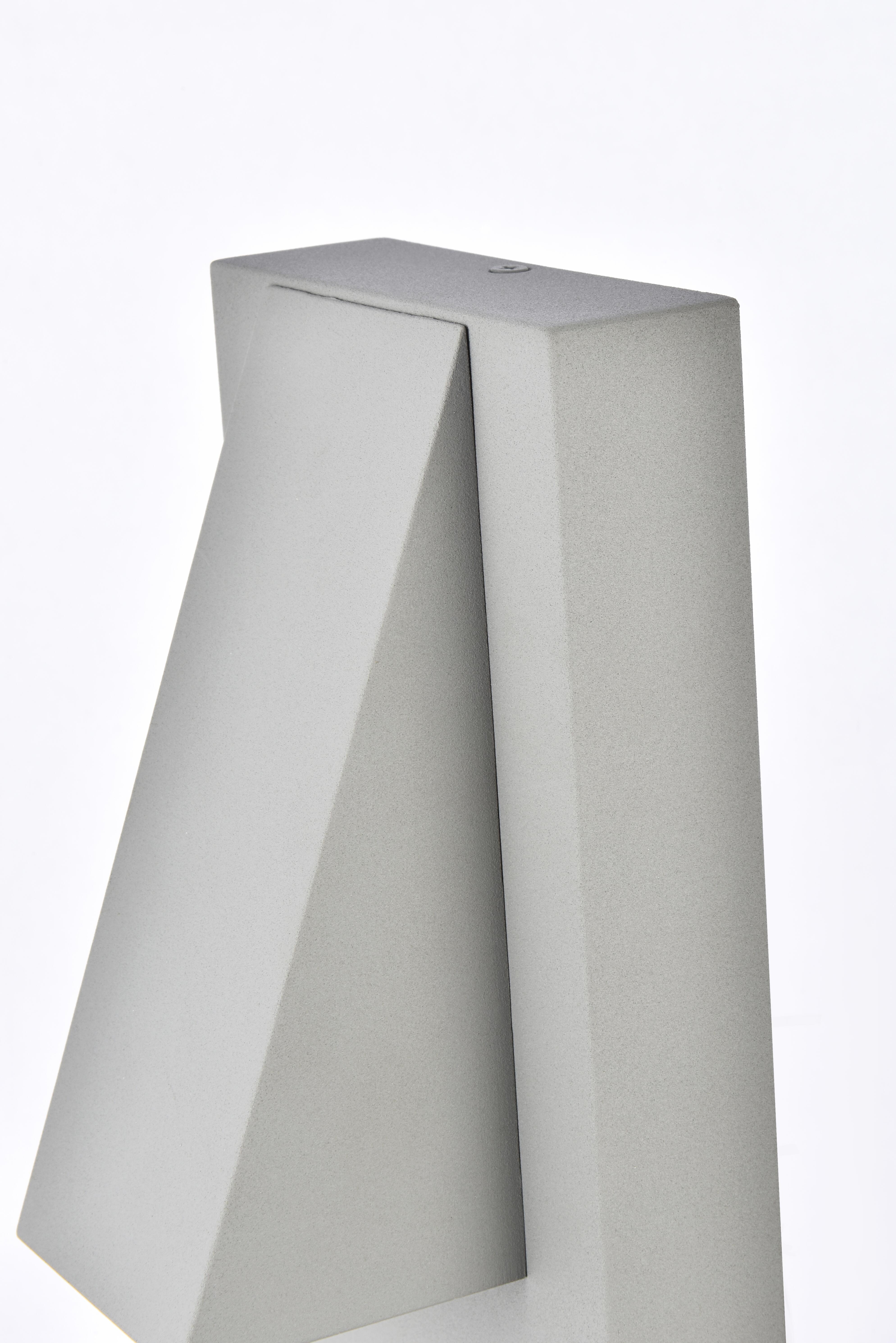 Raine Integrated Led Wall Sconce In Silver, , large