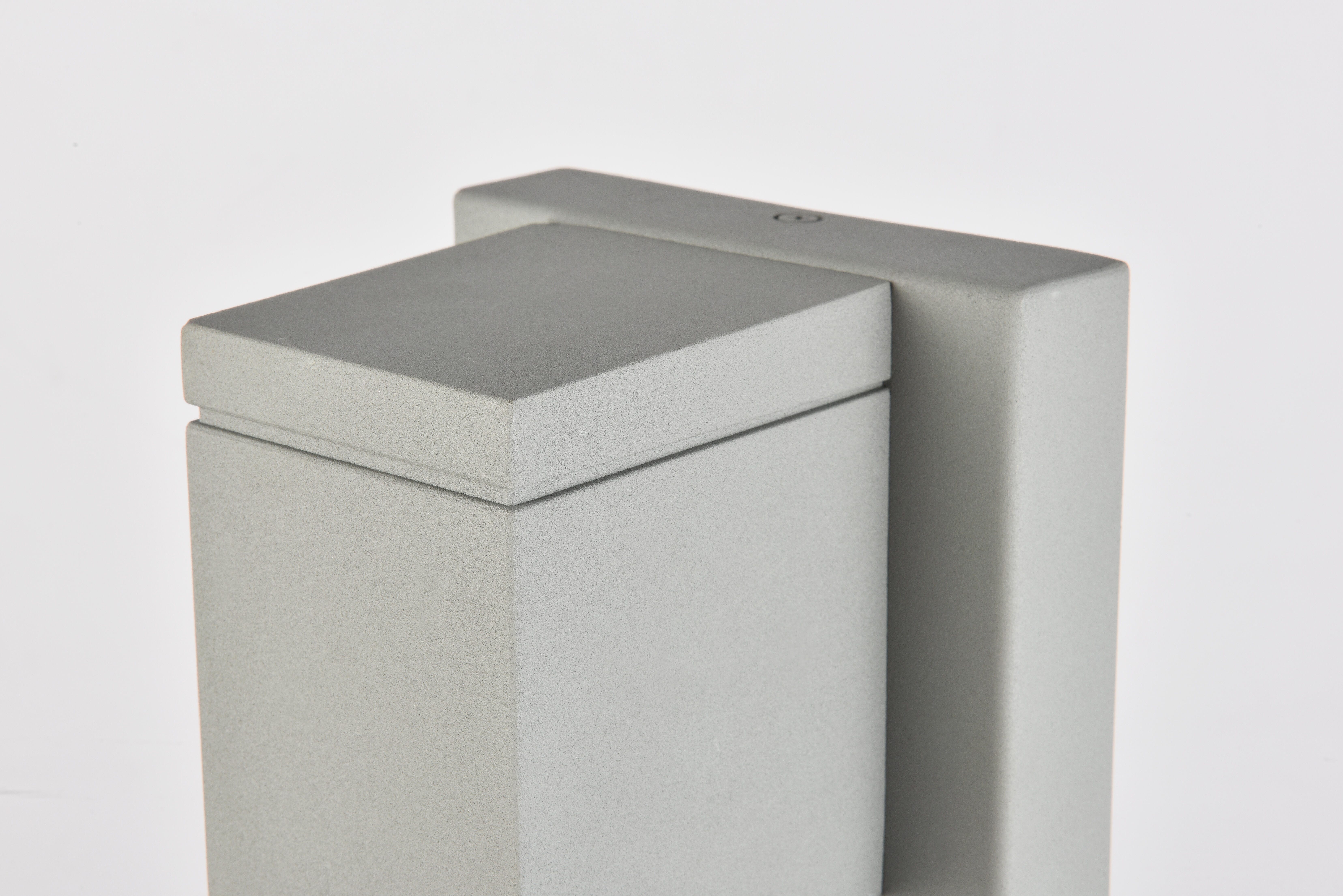 Raine Integrated Led Wall Sconce In Silver, Silver, large