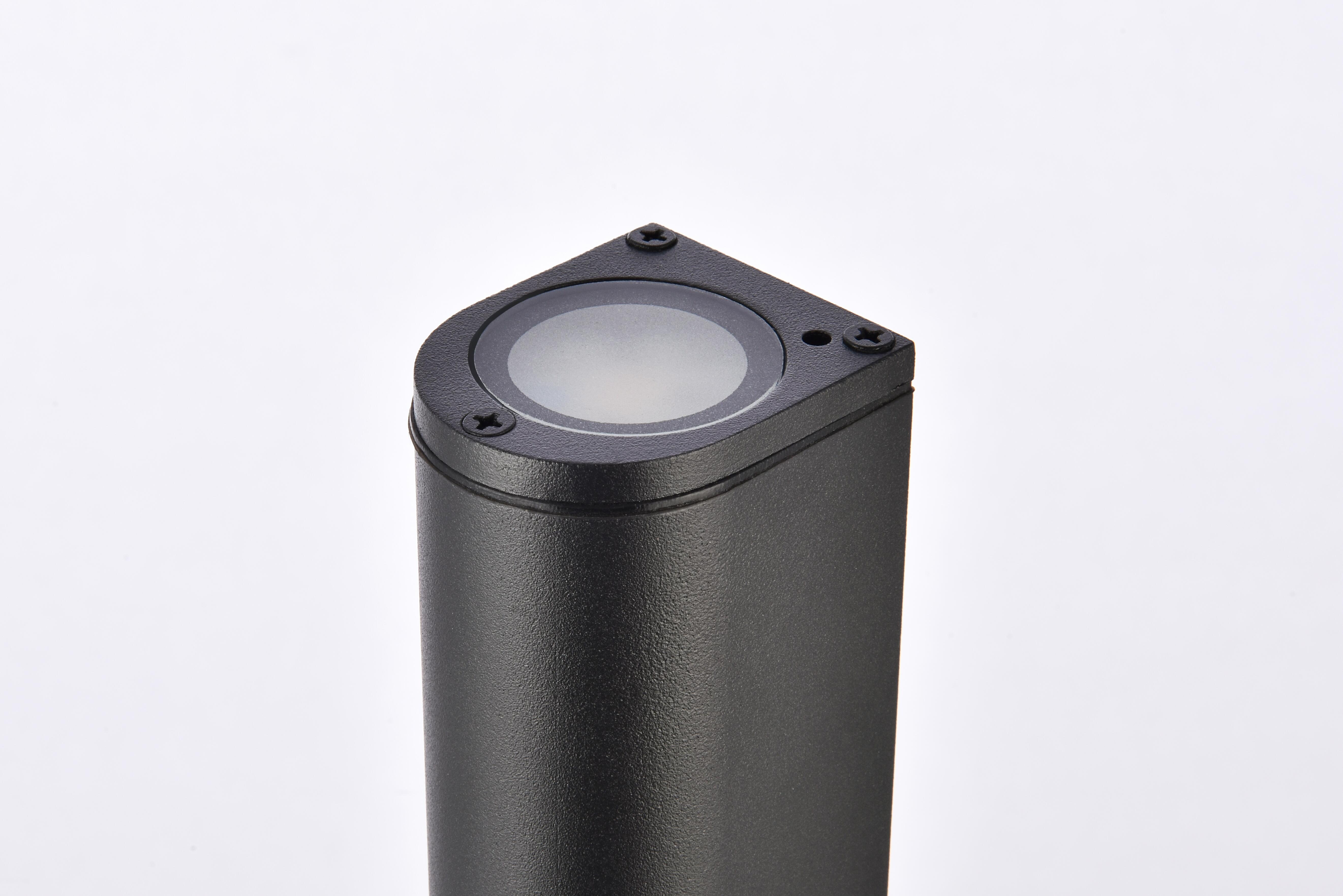 Raine Integrated Led Wall Sconce In Black, Black, large