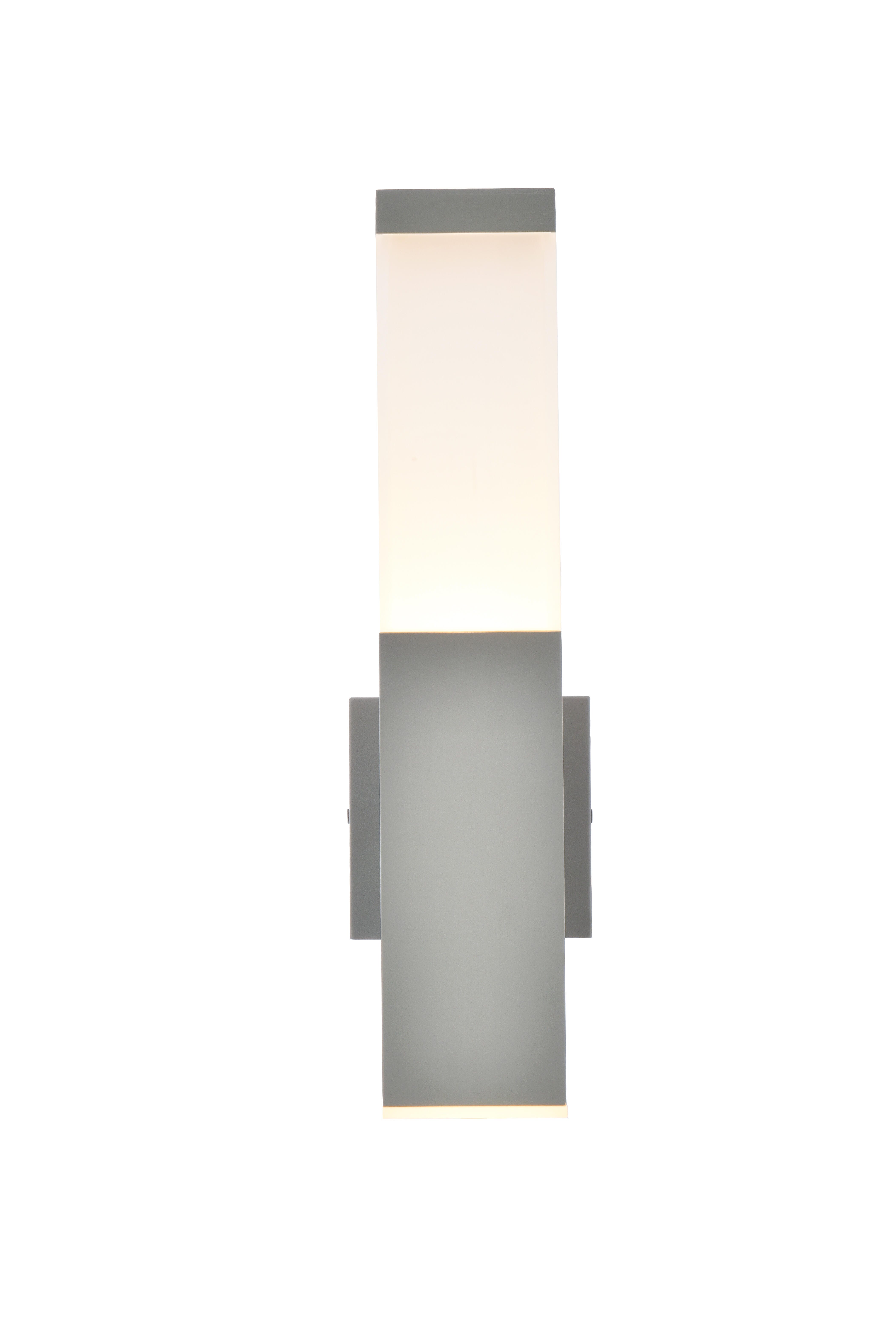 Raine Integrated Led Wall Sconce In Silver, Silver, large