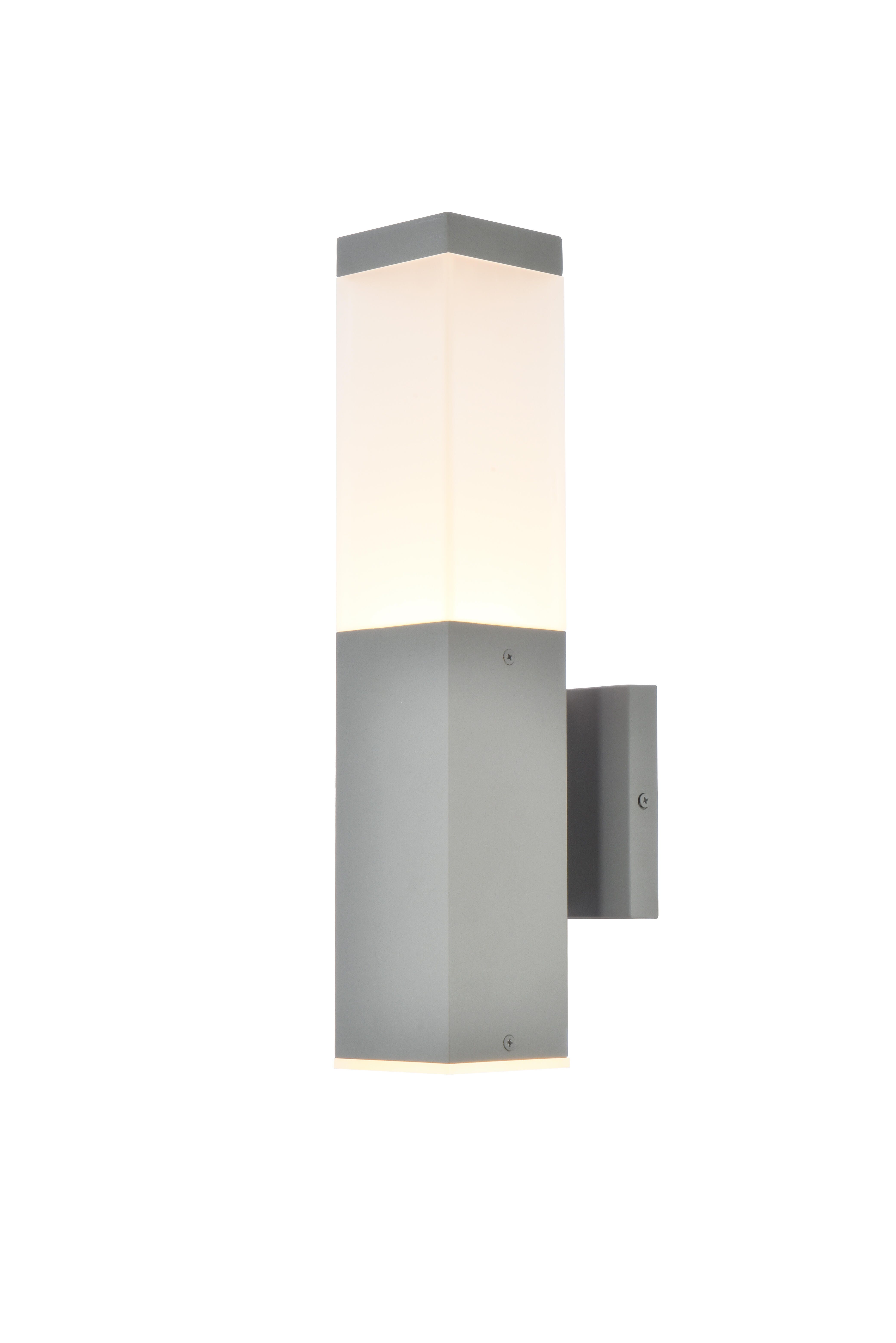 Raine Integrated Led Wall Sconce In Silver, Silver, large