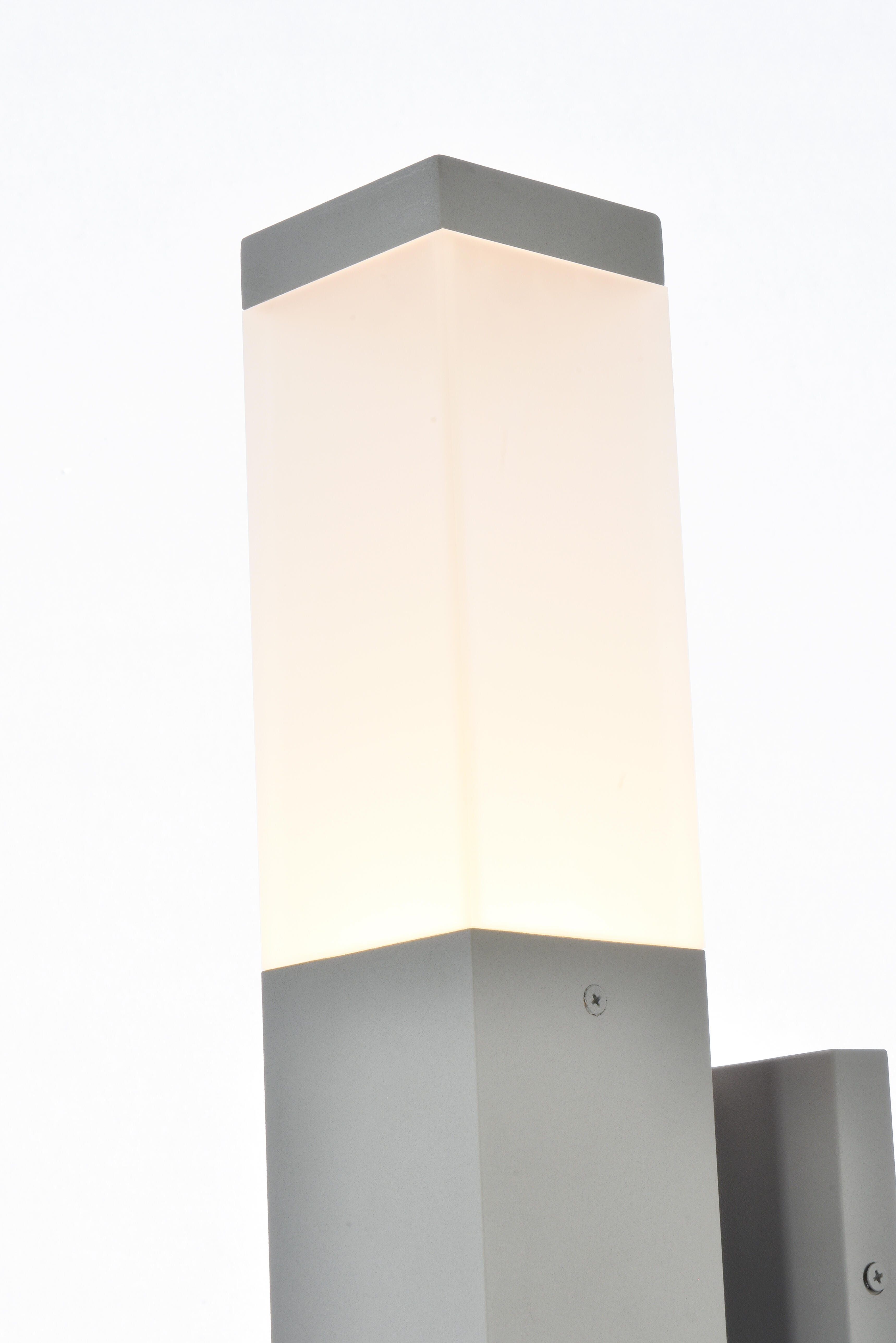 Raine Integrated Led Wall Sconce In Silver, Silver, large