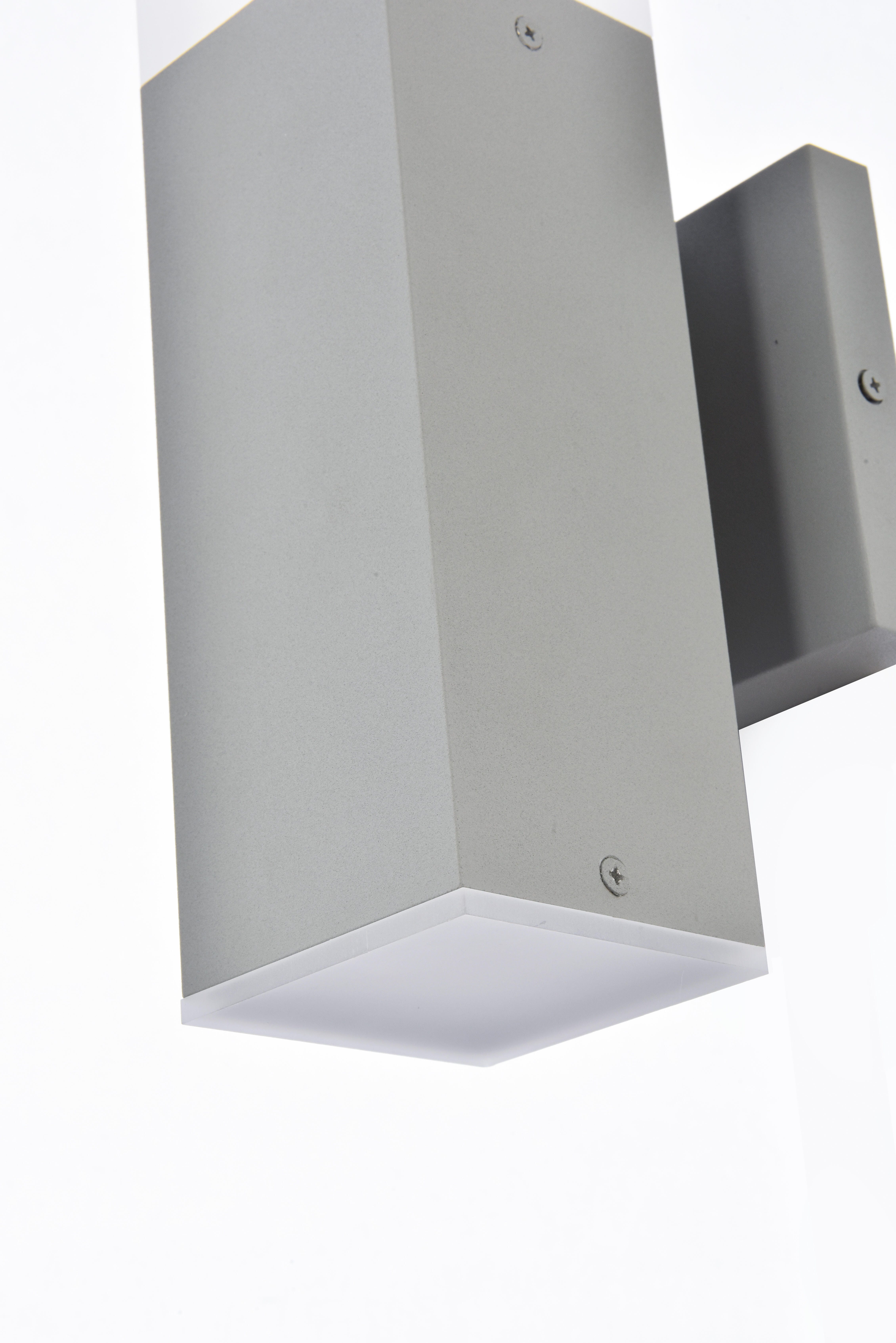 Raine Integrated Led Wall Sconce In Silver, Silver, large
