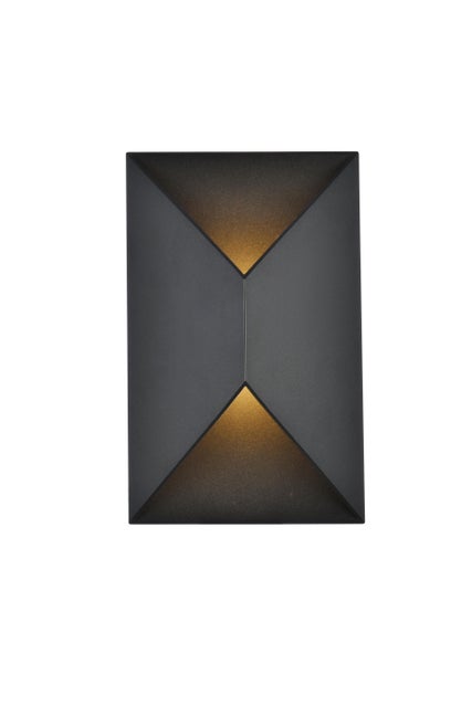 Raine Integrated Led Wall Sconce In Black