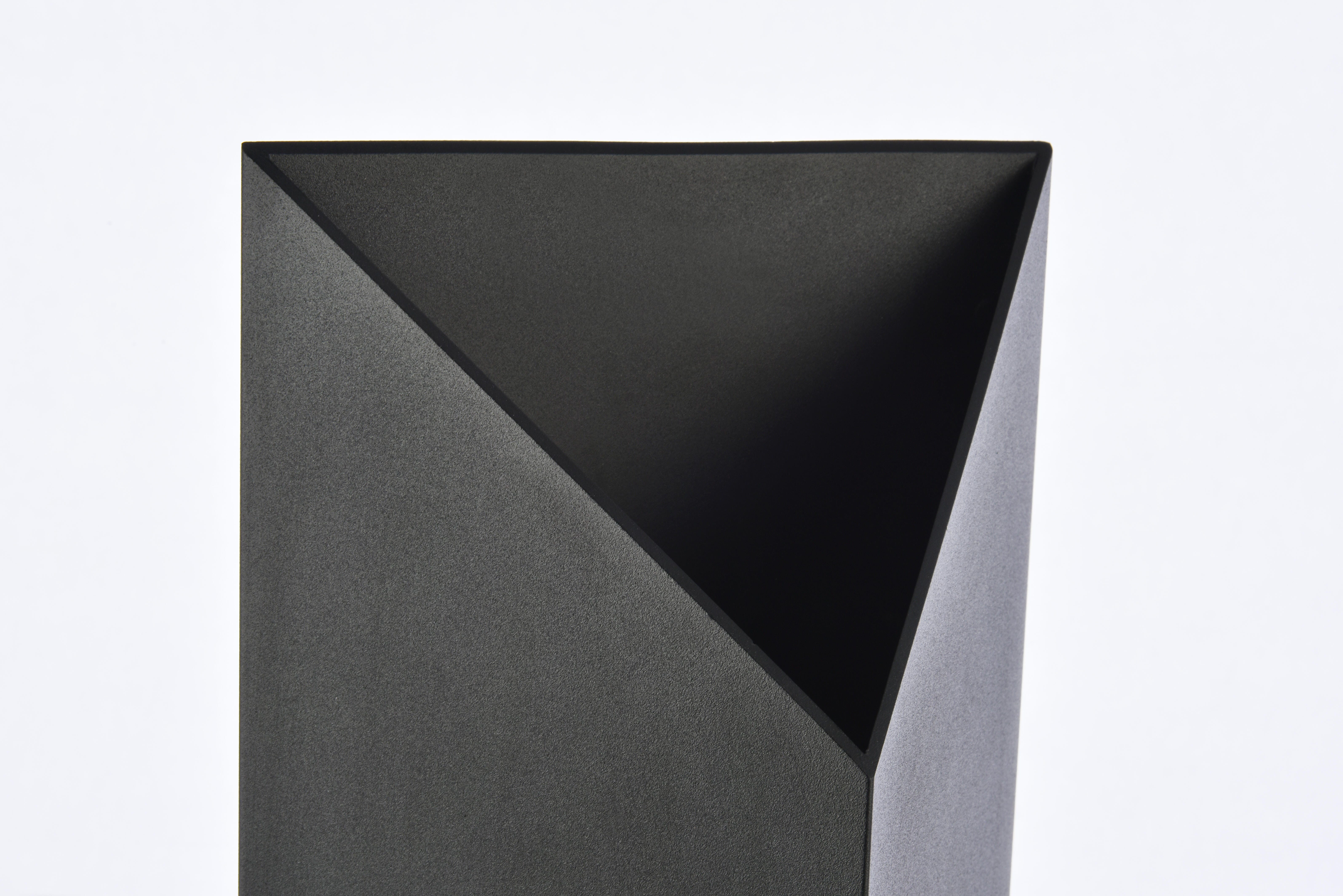 Raine Integrated Led Wall Sconce In Black, Black, large