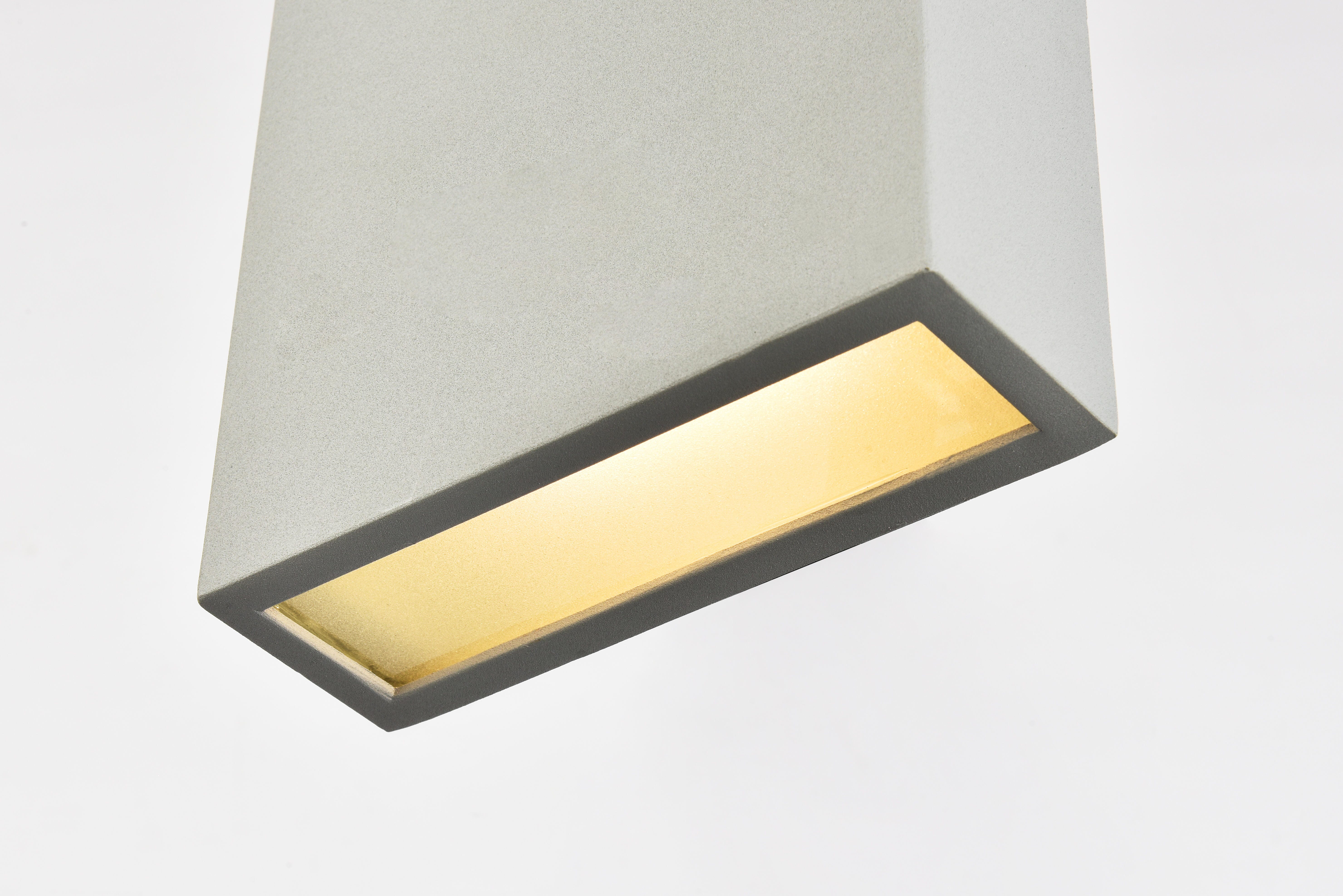 Raine Integrated Led Wall Sconce In Silver, Silver, large