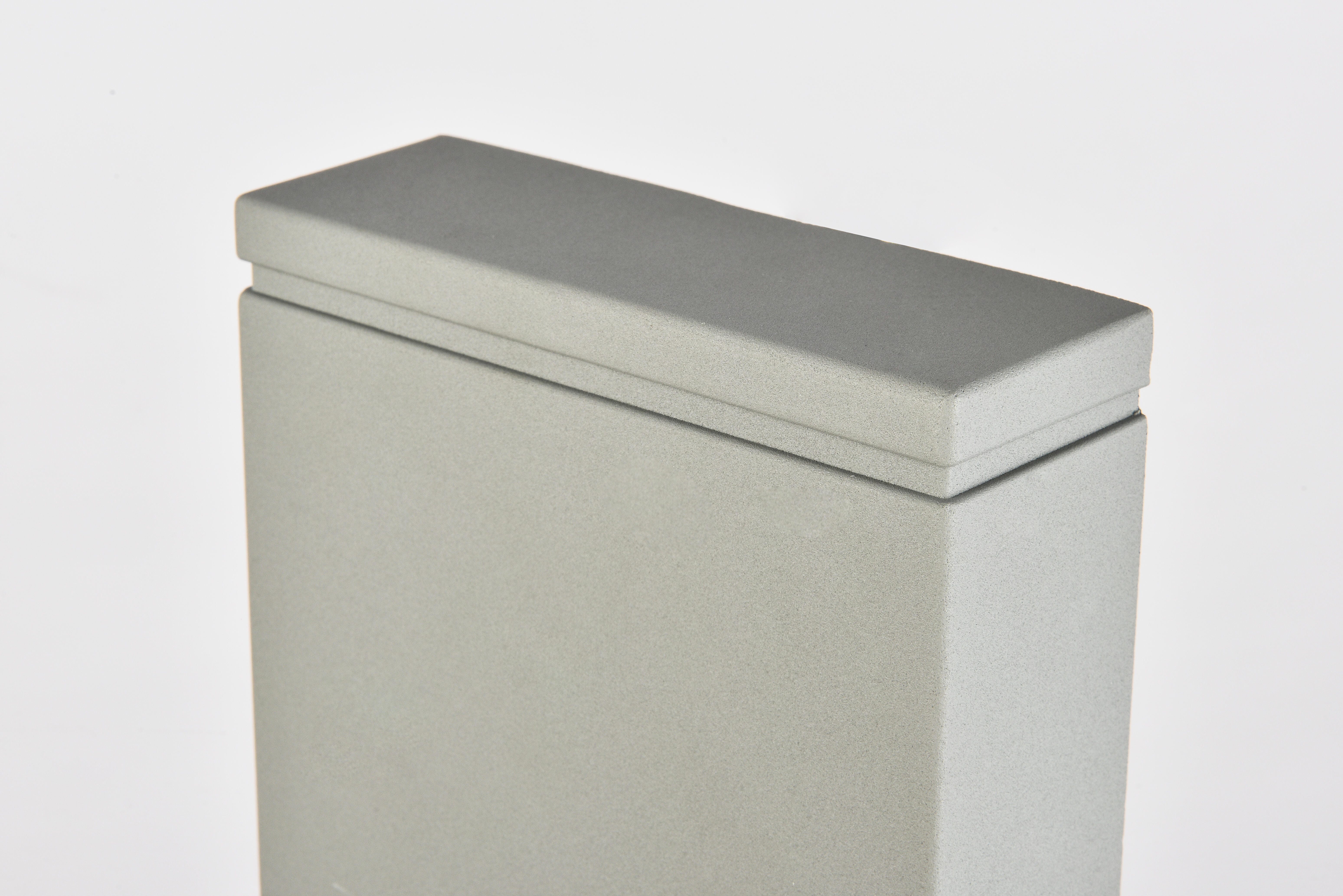 Raine Integrated Led Wall Sconce In Silver, Silver, large