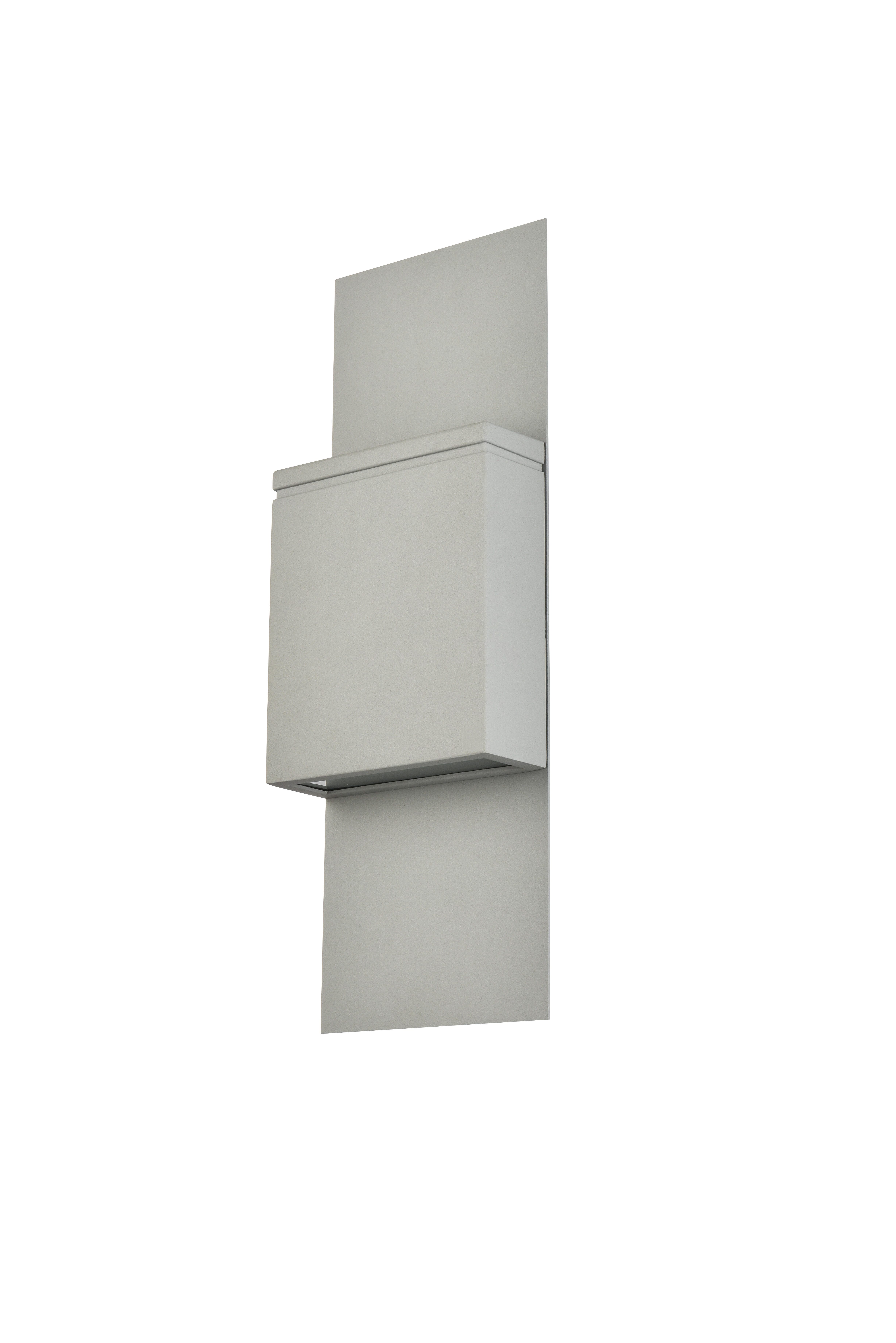 Raine Integrated Led Wall Sconce In Silver, , large
