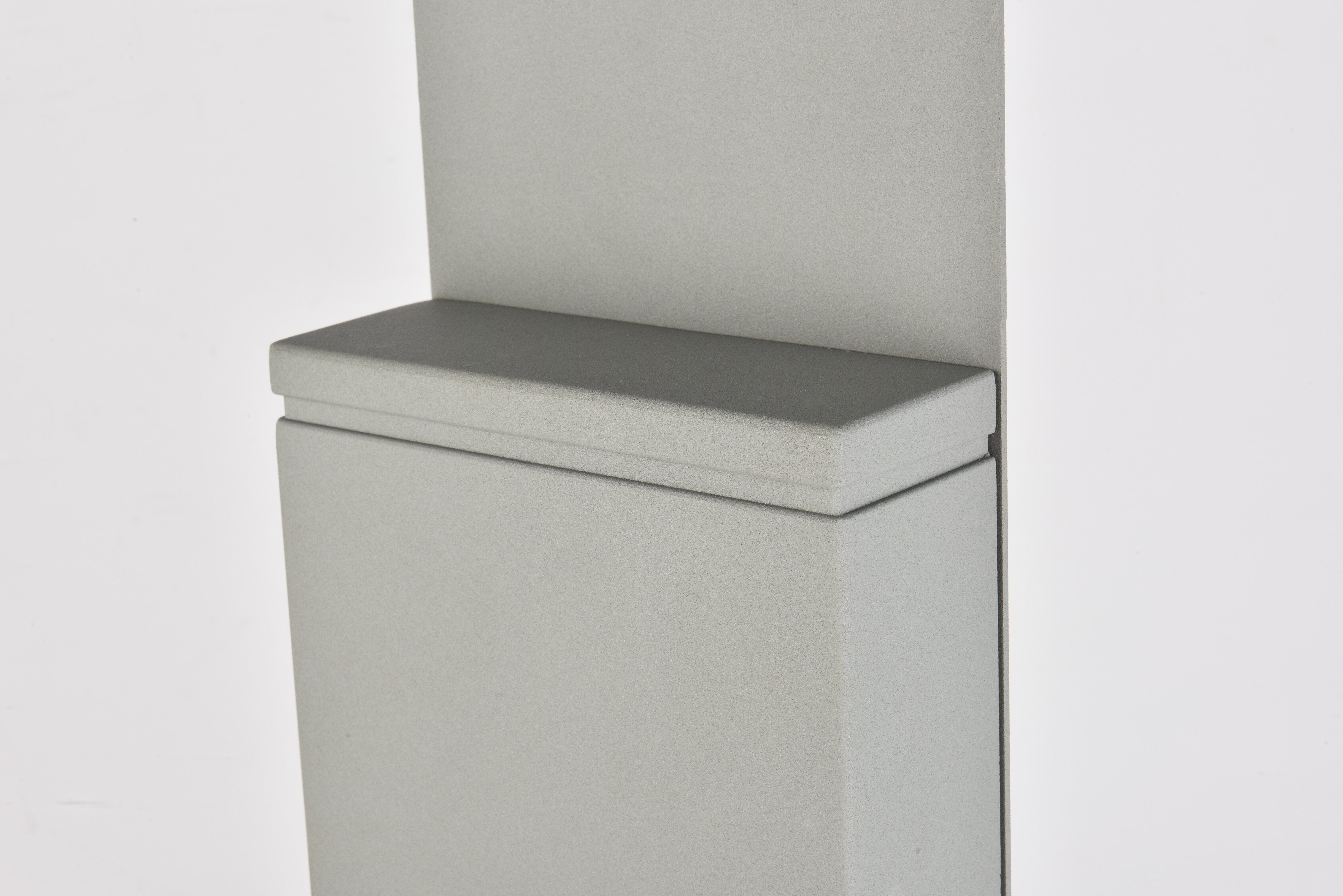 Raine Integrated Led Wall Sconce In Silver, , large