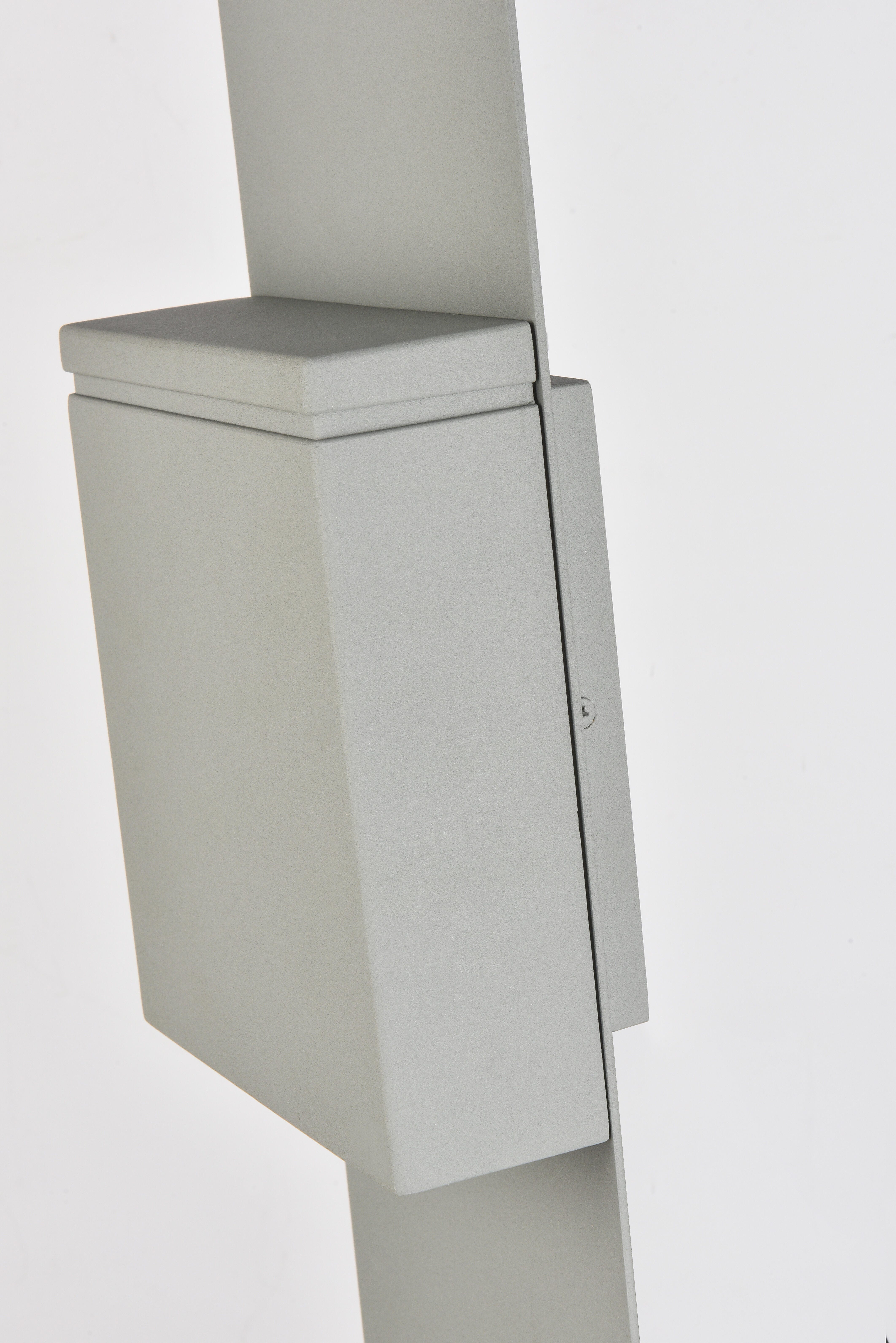 Raine Integrated Led Wall Sconce In Silver, , large