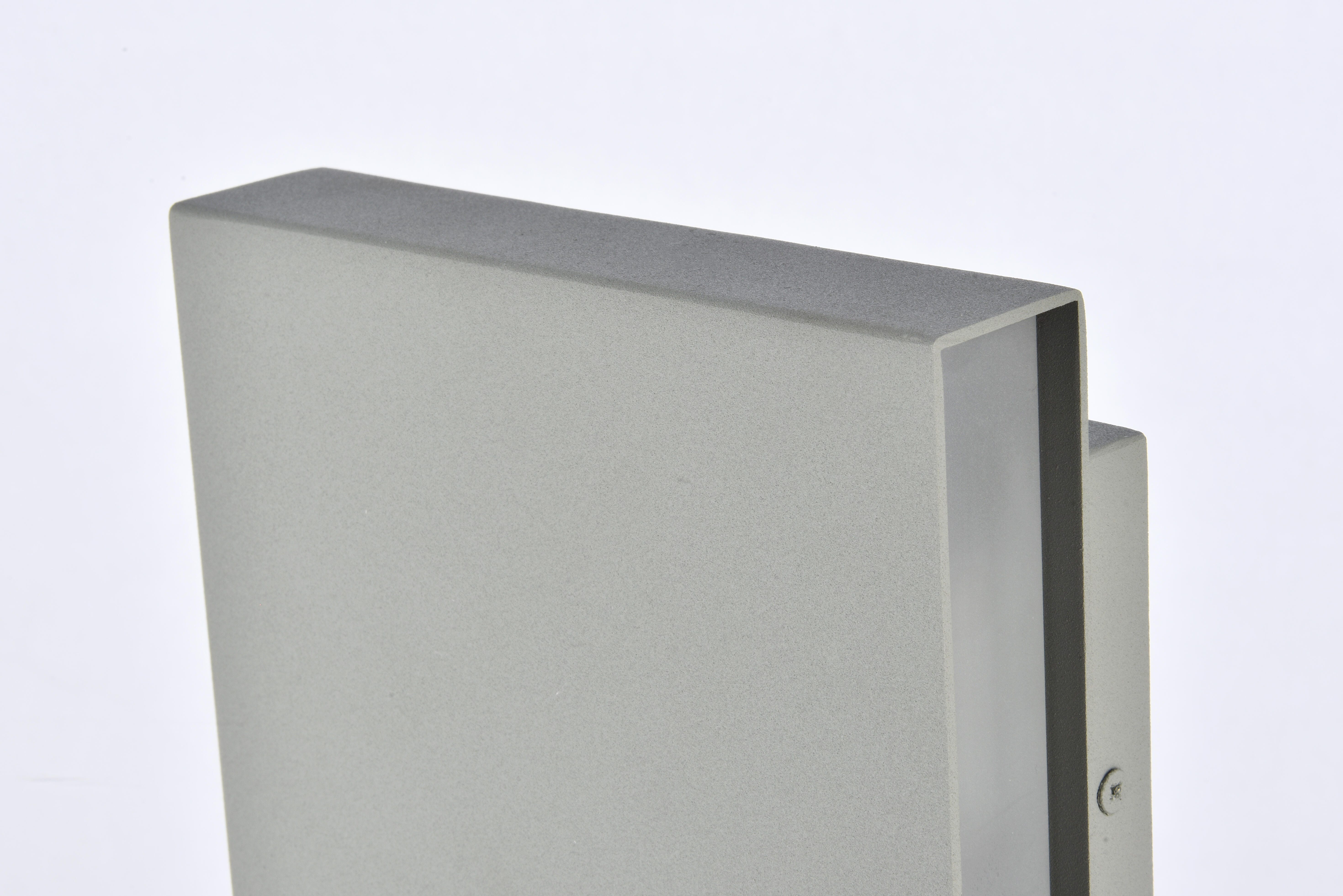 Raine Integrated Led Wall Sconce In Silver, Silver, large