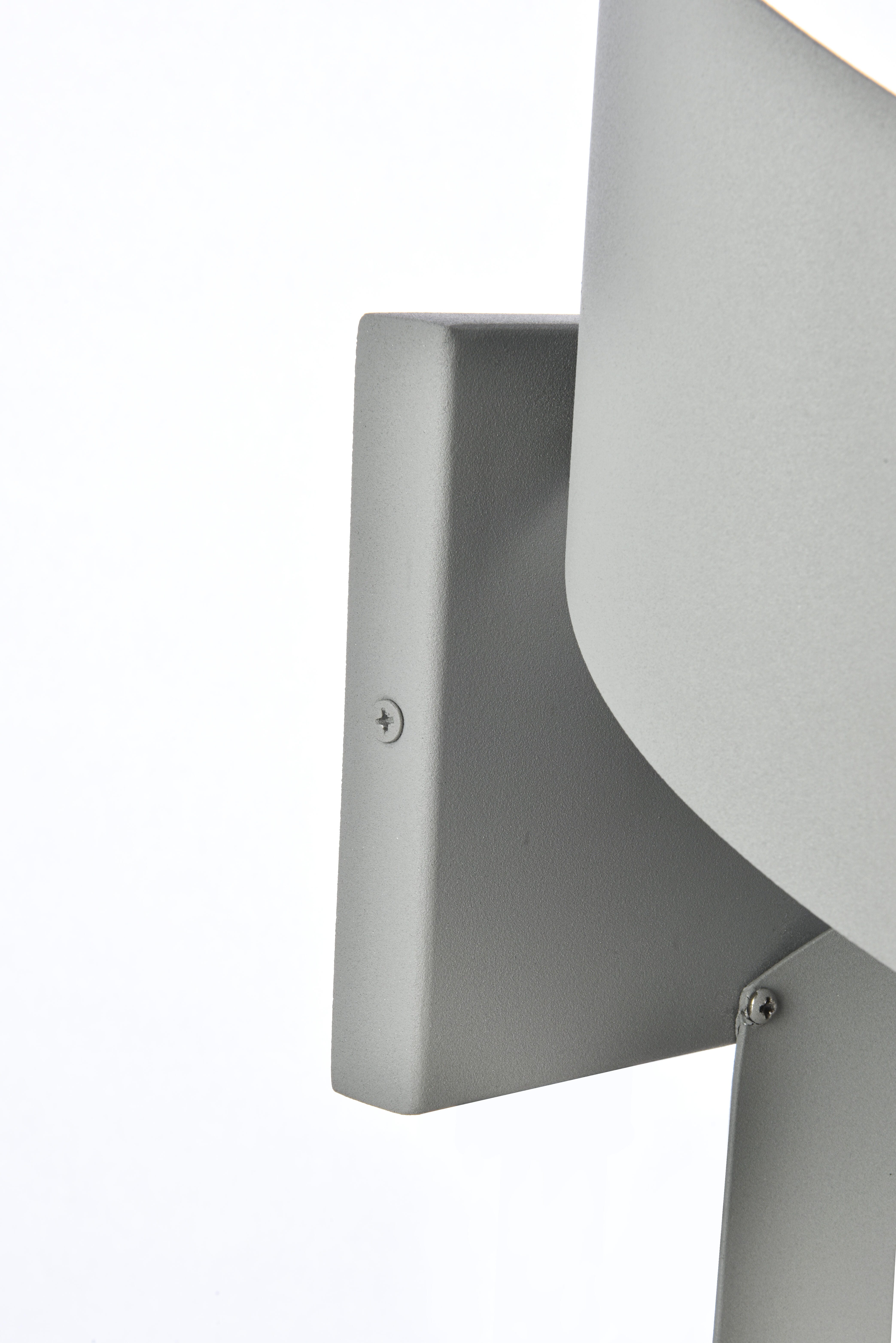 Raine Integrated Led Wall Sconce In Silver, , large