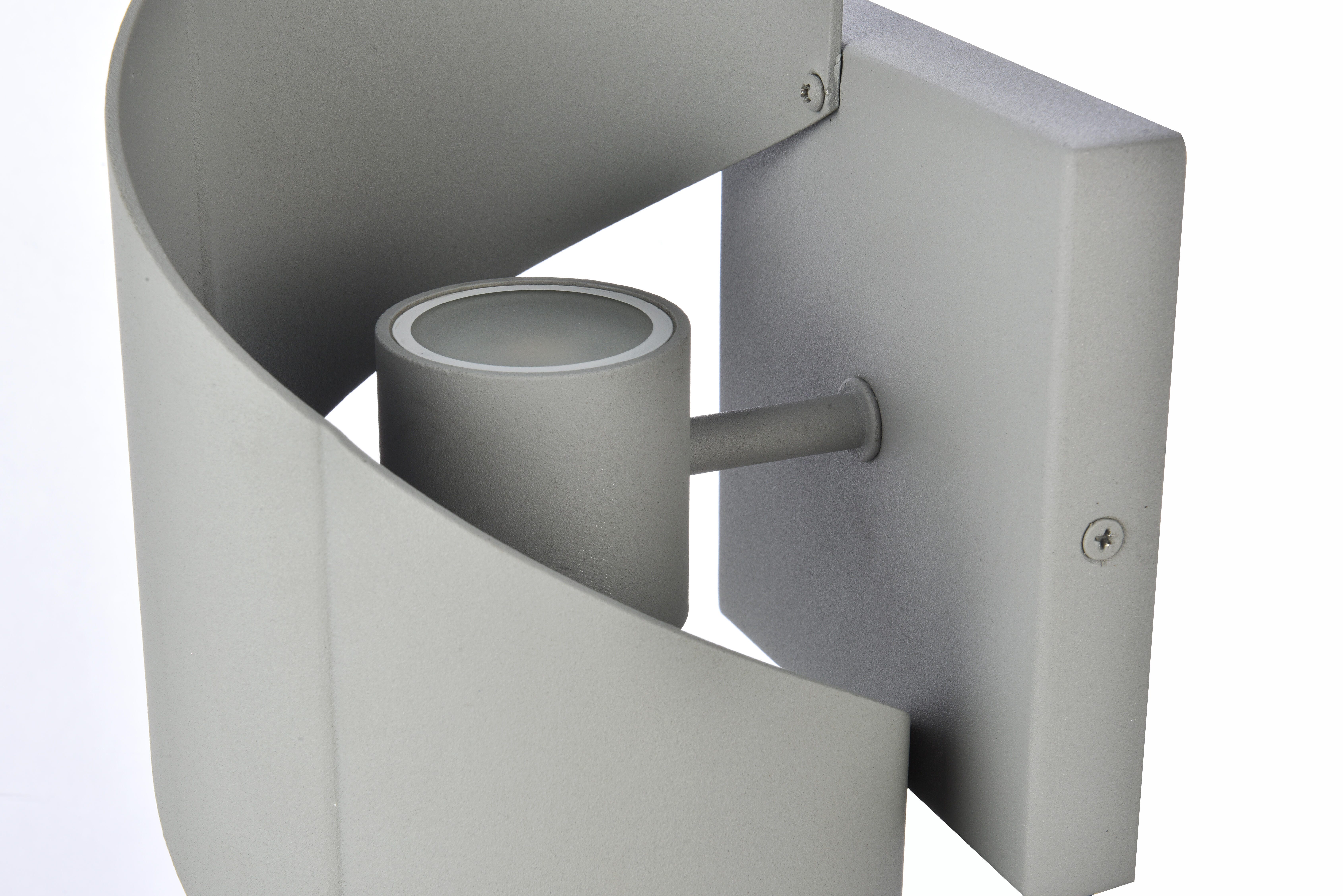 Raine Integrated Led Wall Sconce In Silver, , large