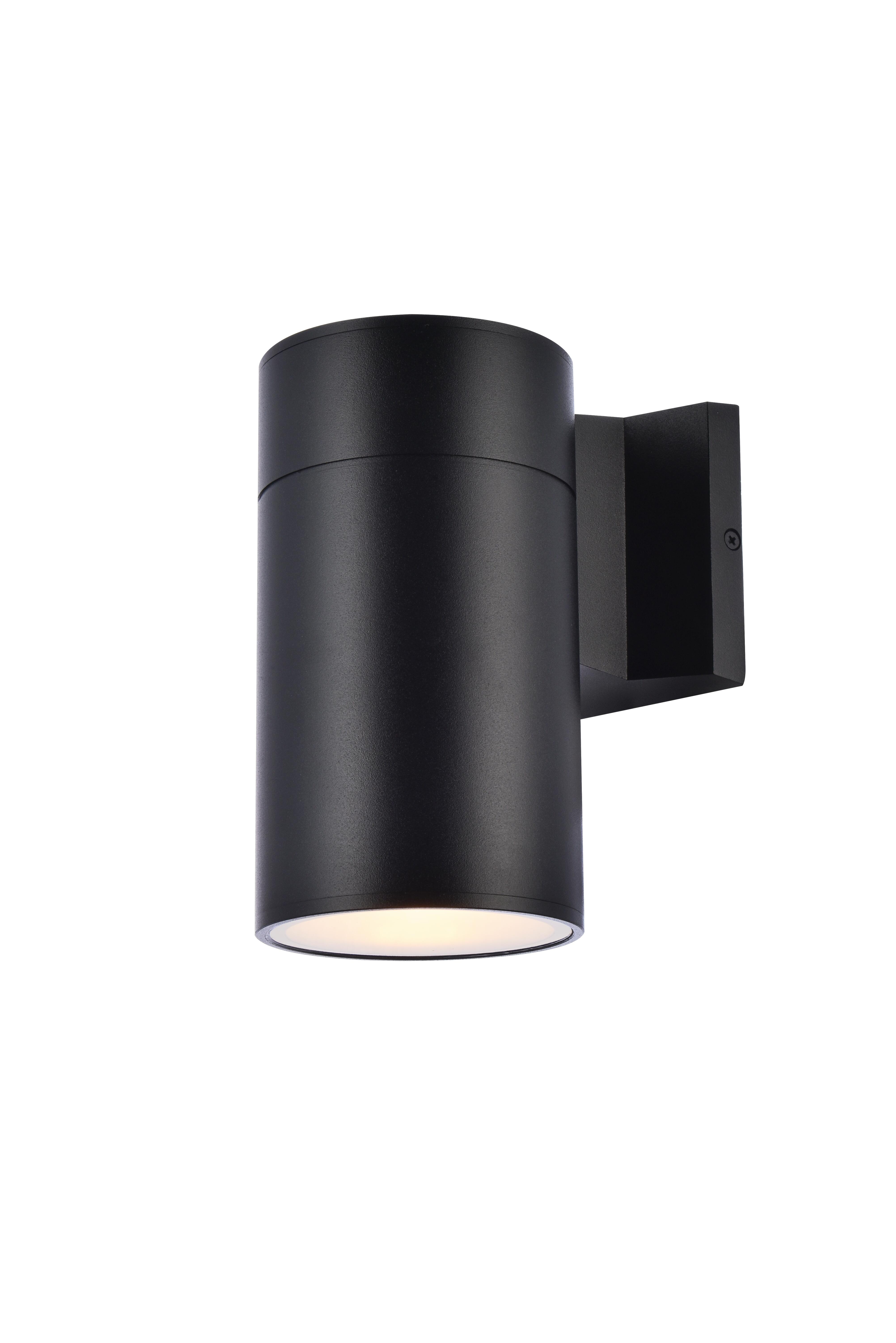 Raine Outdoor Wall Lanternin Black, , large