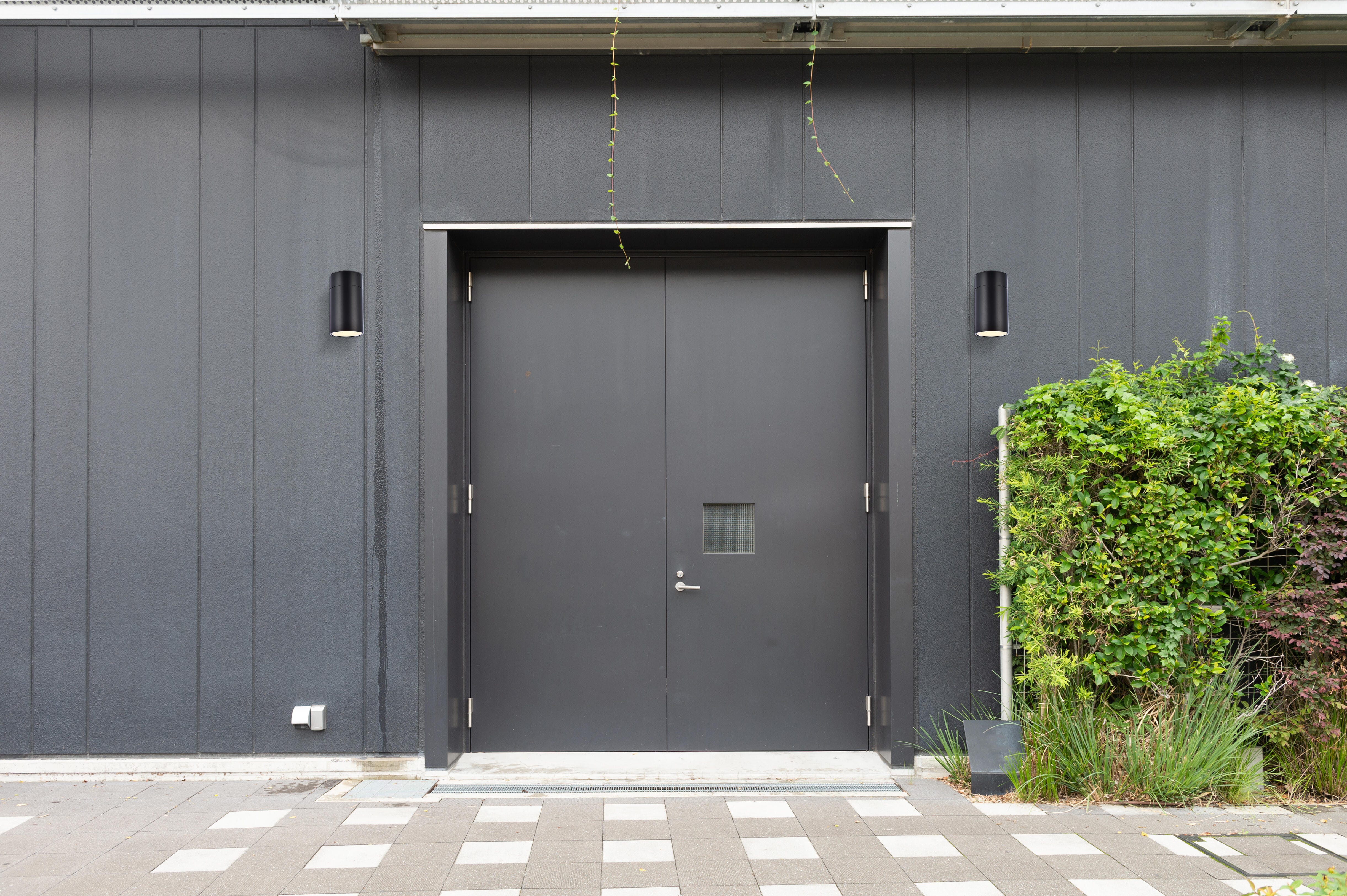 Raine Outdoor Wall Lanternin Black, , large