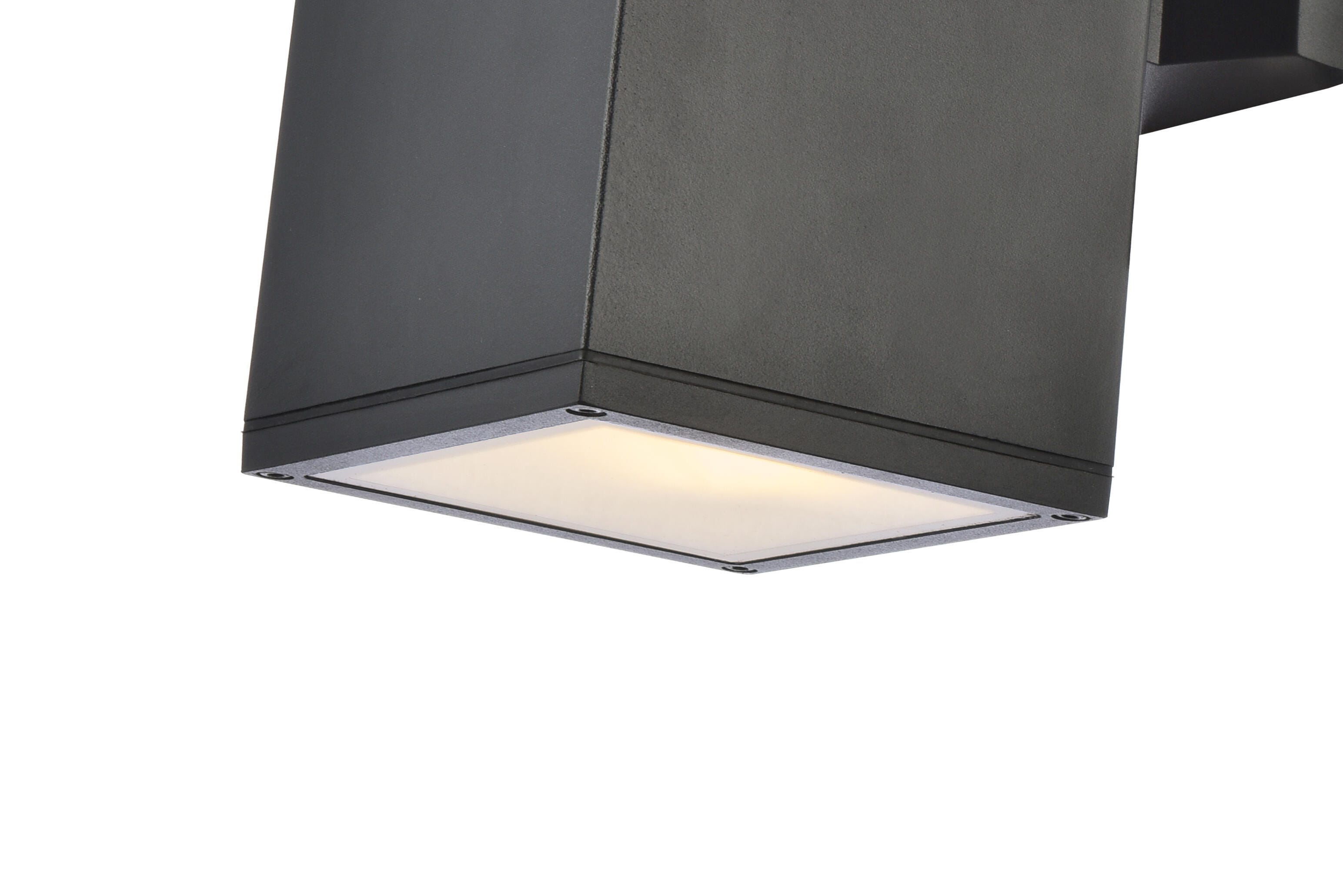 Raine Outdoor Wall Lanternin Black, Black, large
