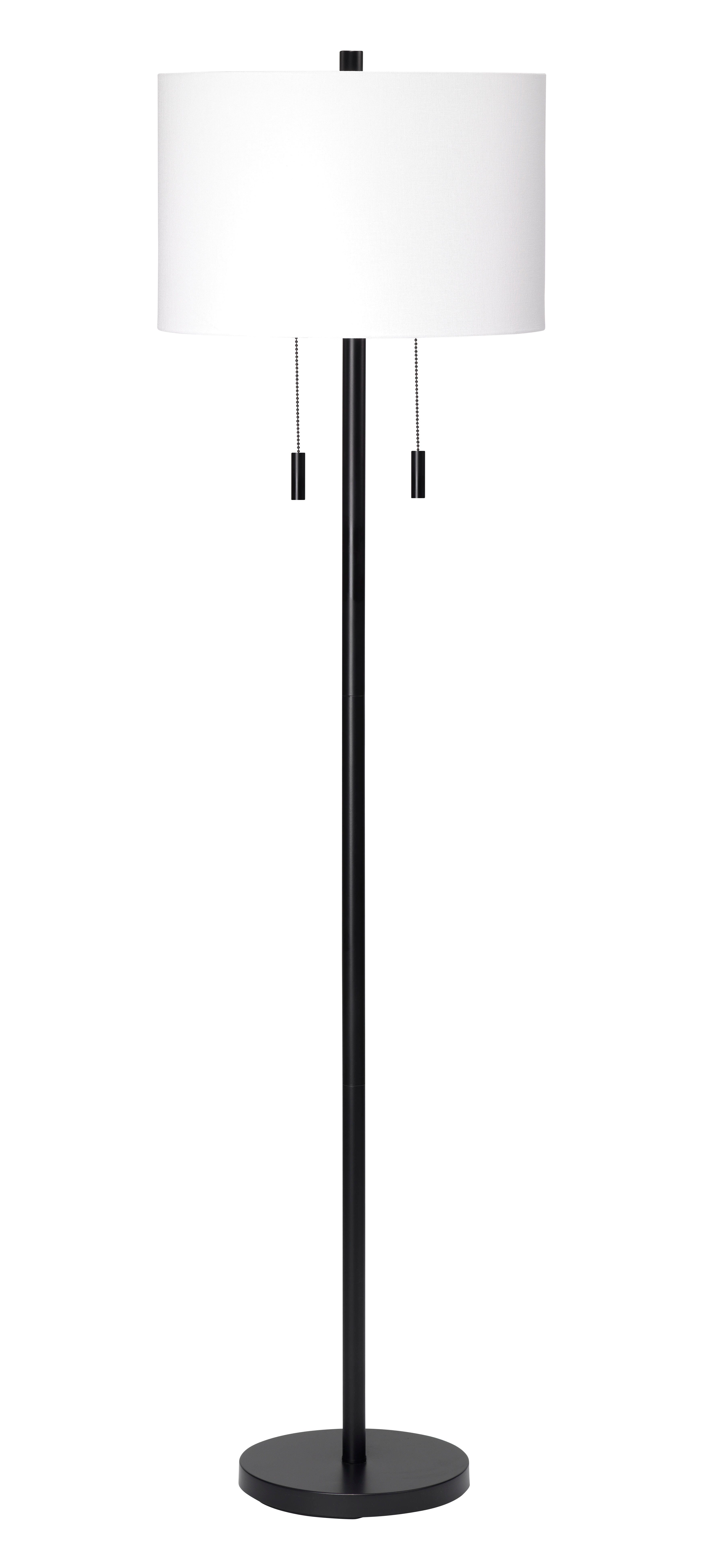 Relaxed Elegance Lillian Floor Lamp, Black, large