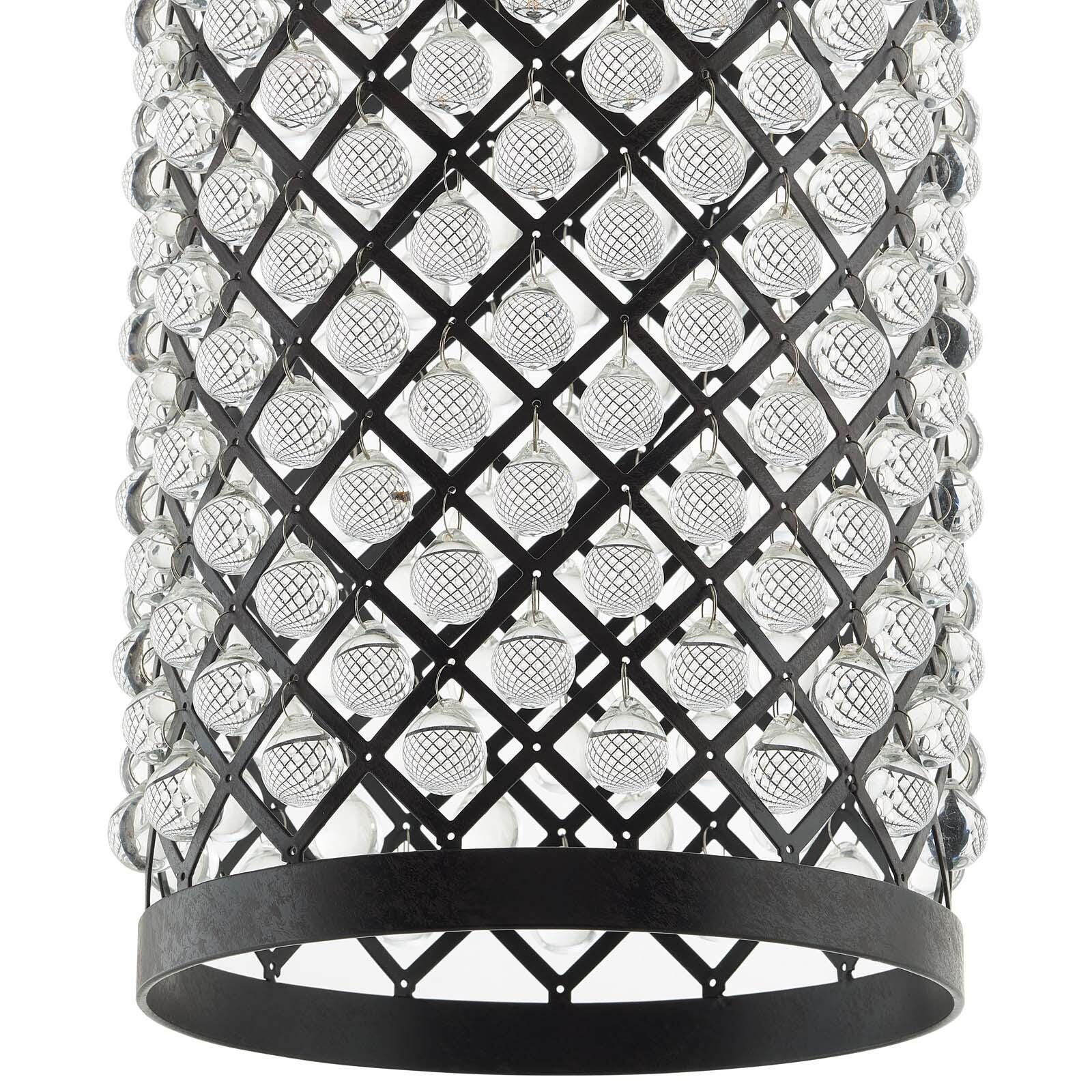 Modway Reflect Reflect Glass and Metal Pendant Chandelier, , large