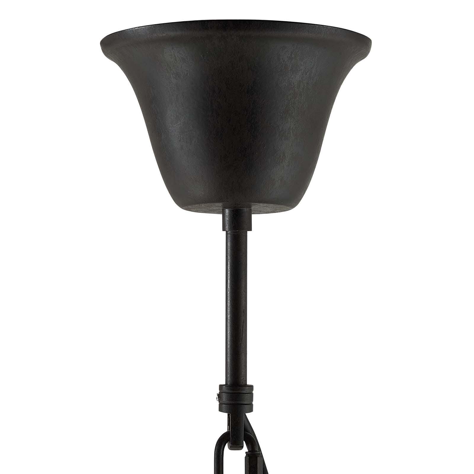 Modway Reflect Reflect Glass and Metal Pendant Chandelier, , large