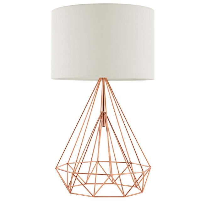 Modway Precious Rose Gold Table Lamp, Rose Gold