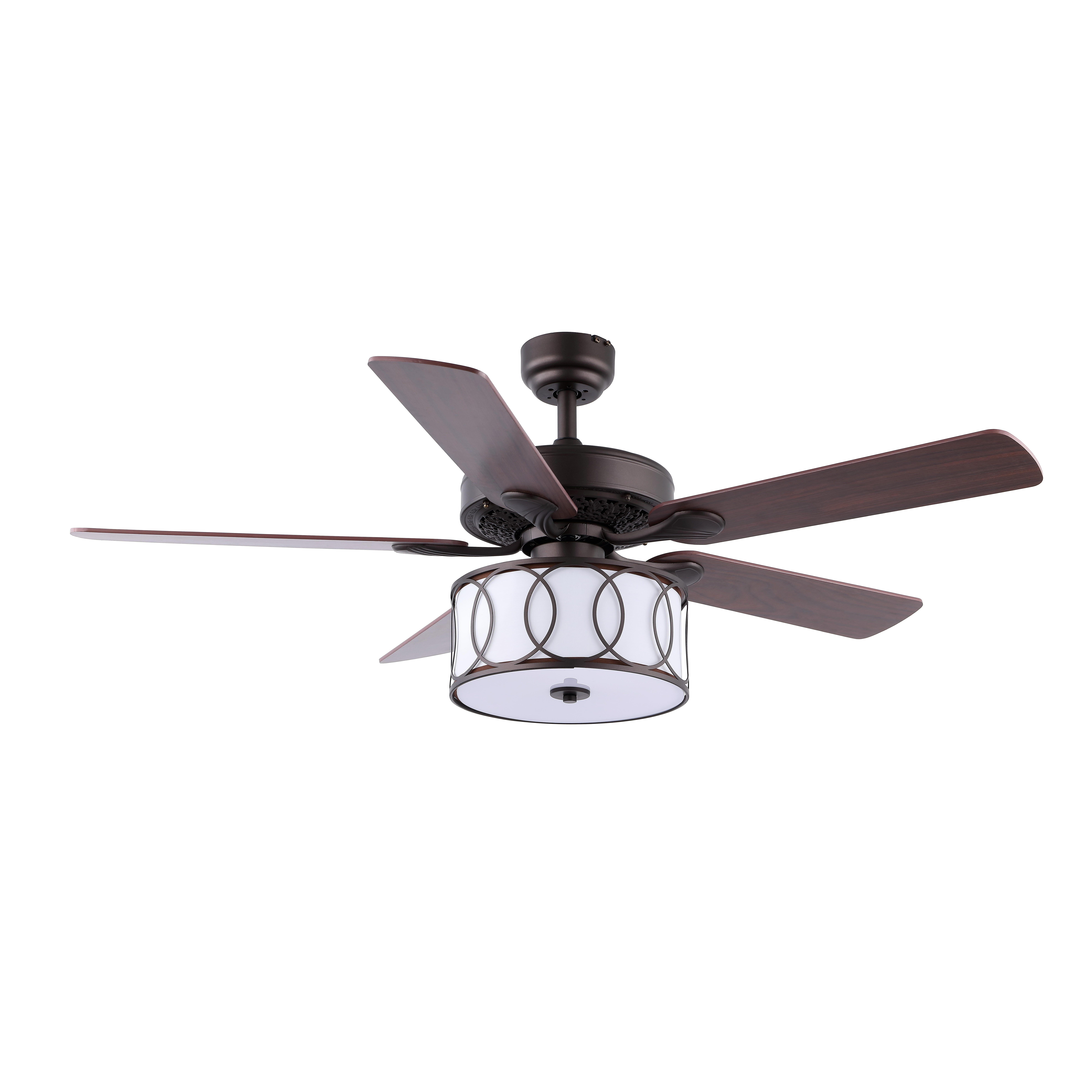 JONATHAN Y Circe 3-Light Transitional LED Ceiling Fan, Oil Rubbed Bronze, large