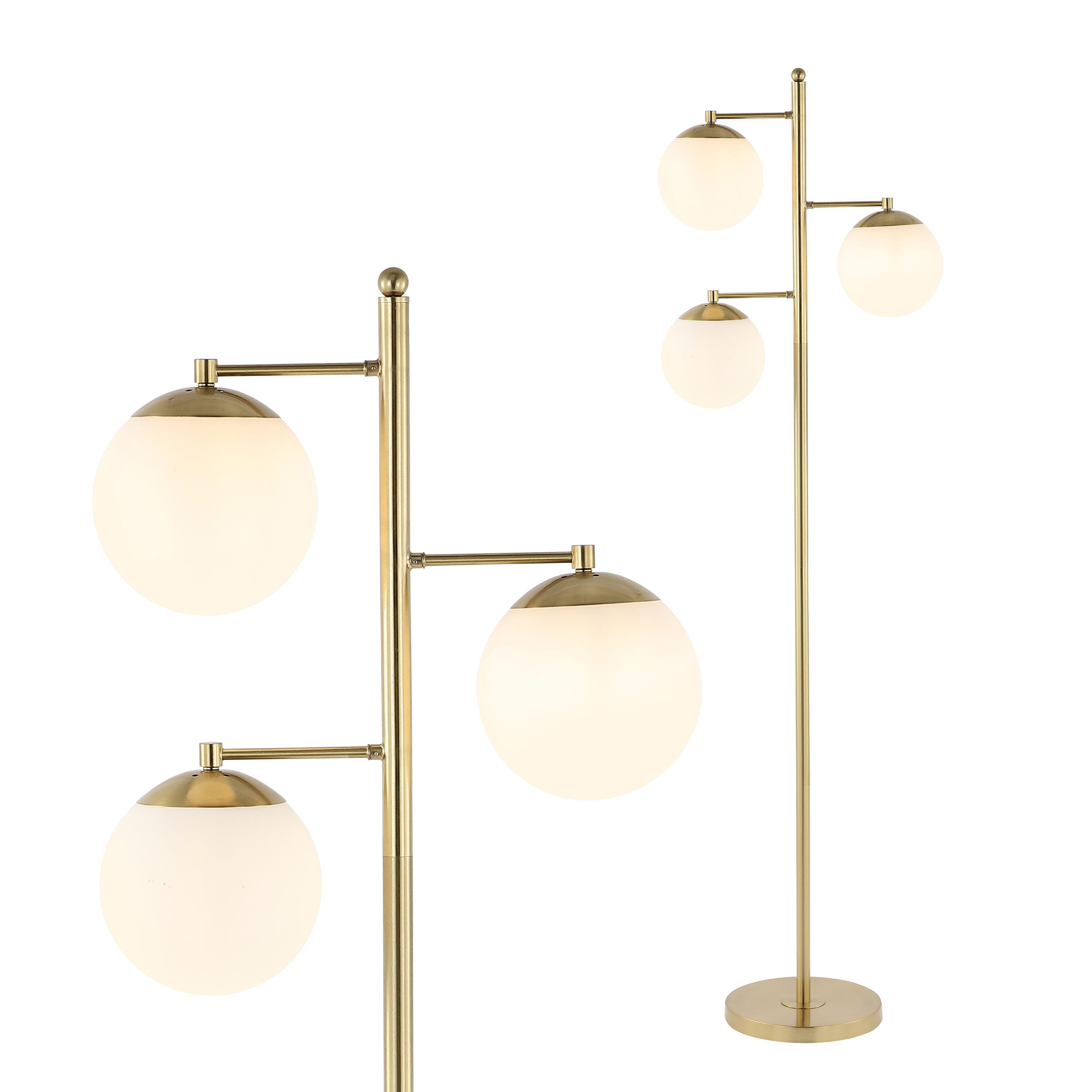 JONATHAN Y Ellie 3-Light Floor Lamp, , large