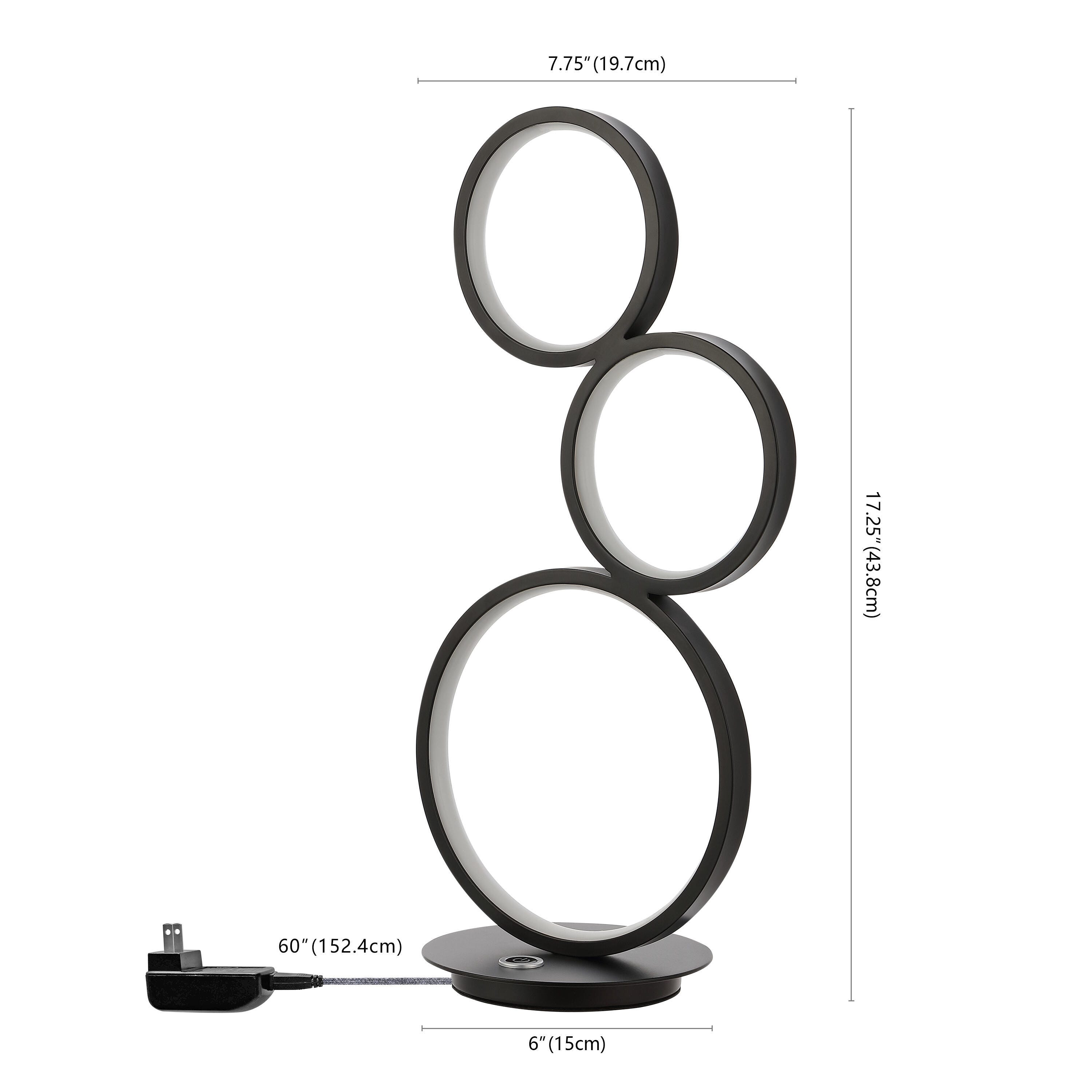 JONATHAN Y Juno 3-Light Table Lamp, , large