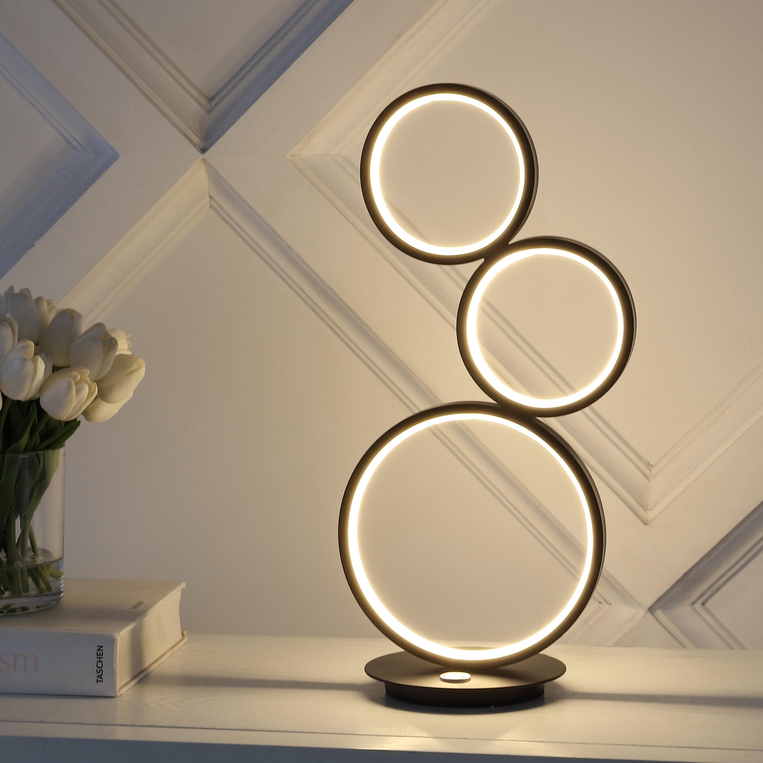 JONATHAN Y Juno 3-Light Table Lamp, , large