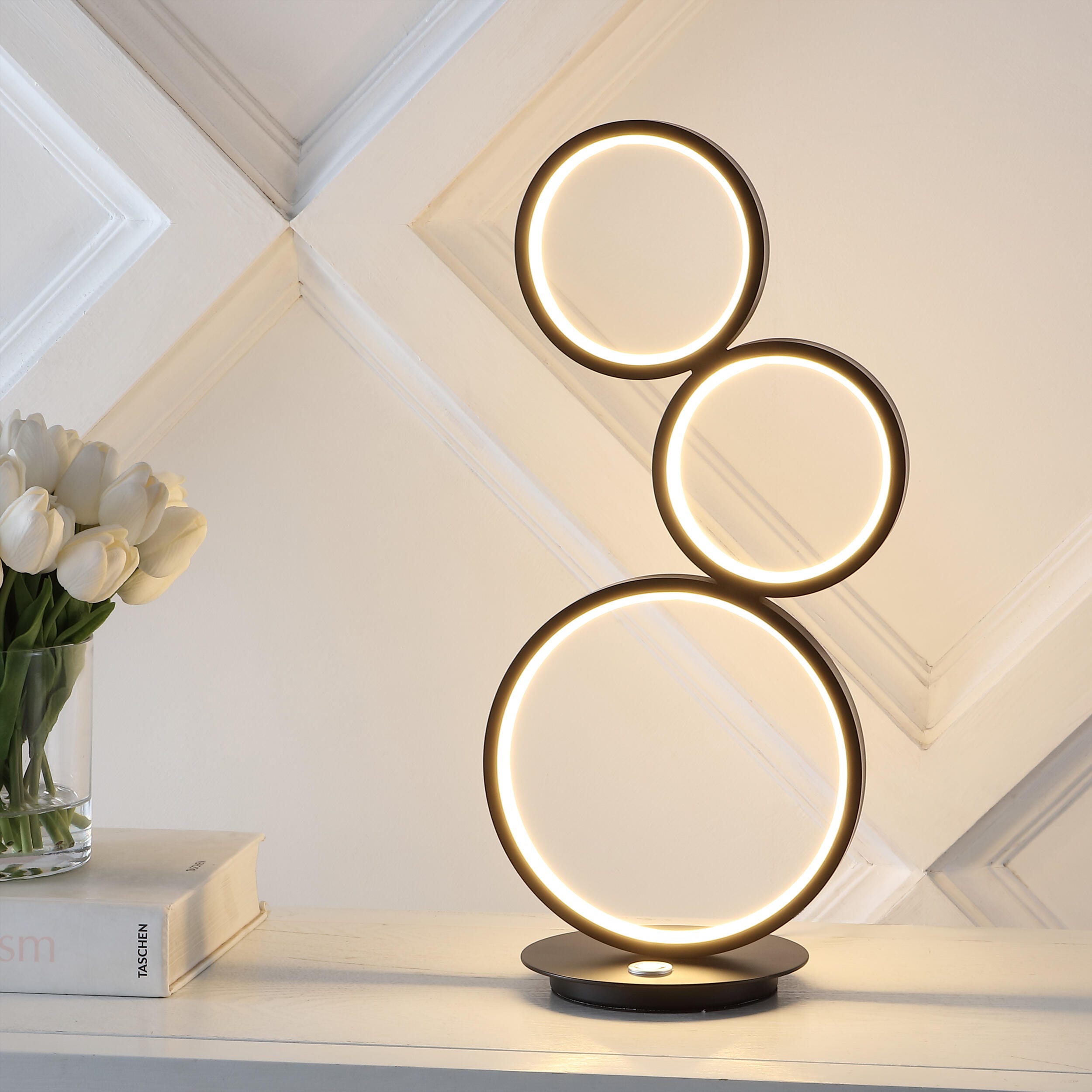 JONATHAN Y Juno 3-Light Table Lamp, , large